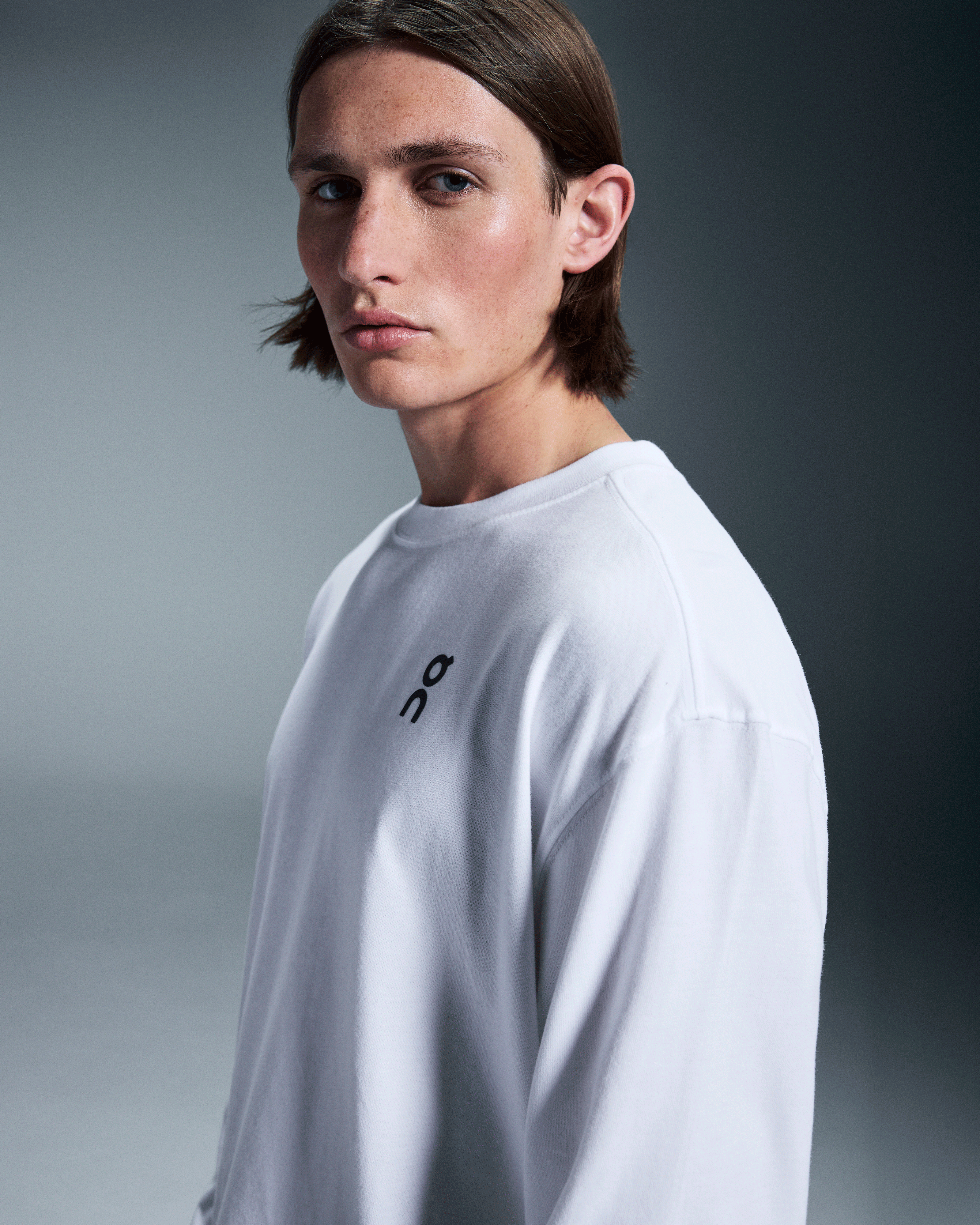 On Club Long-T White Homme Hauts et t-shirts