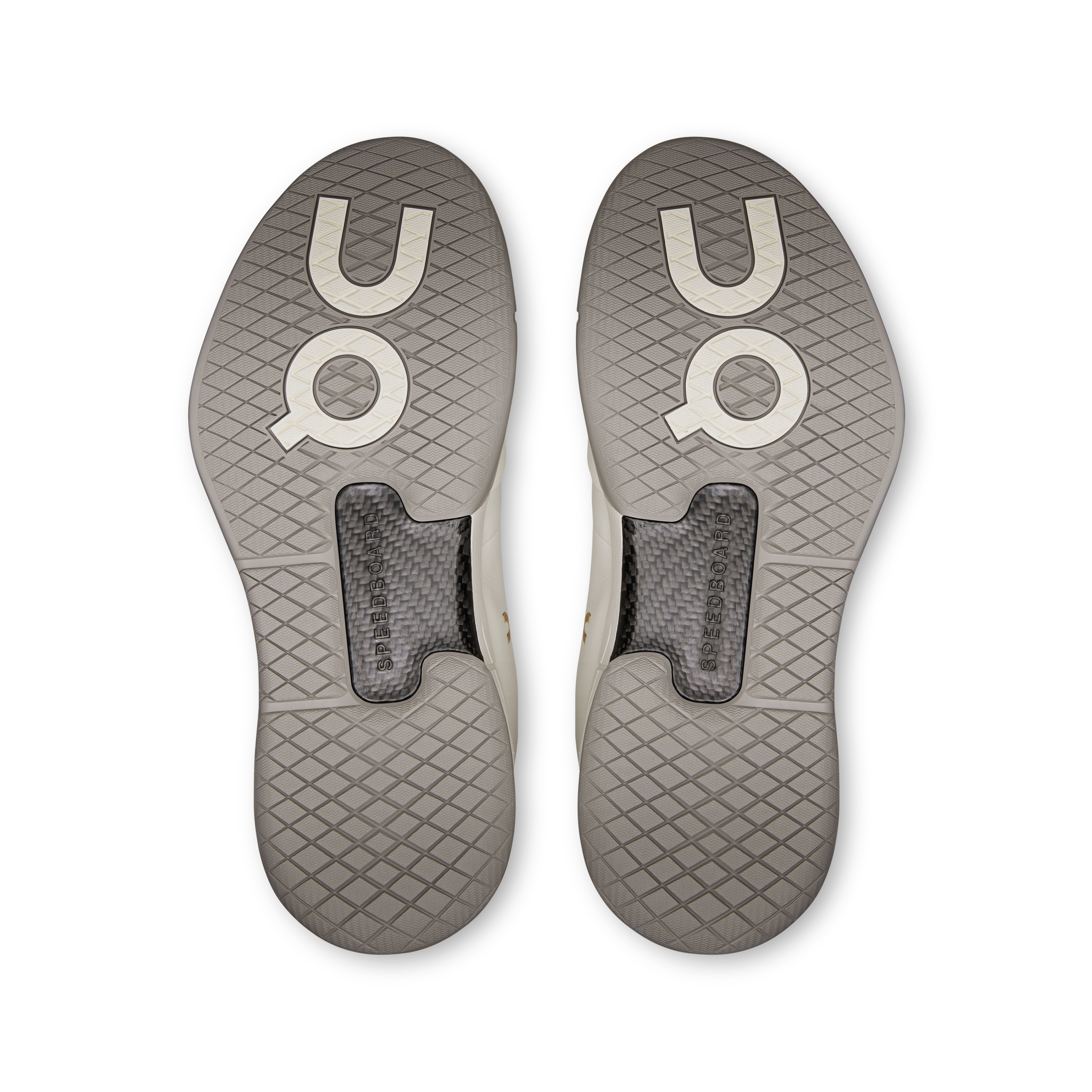 On THE ROGER Pro Ace Ivory & Fog Homme Tennis Chaussures