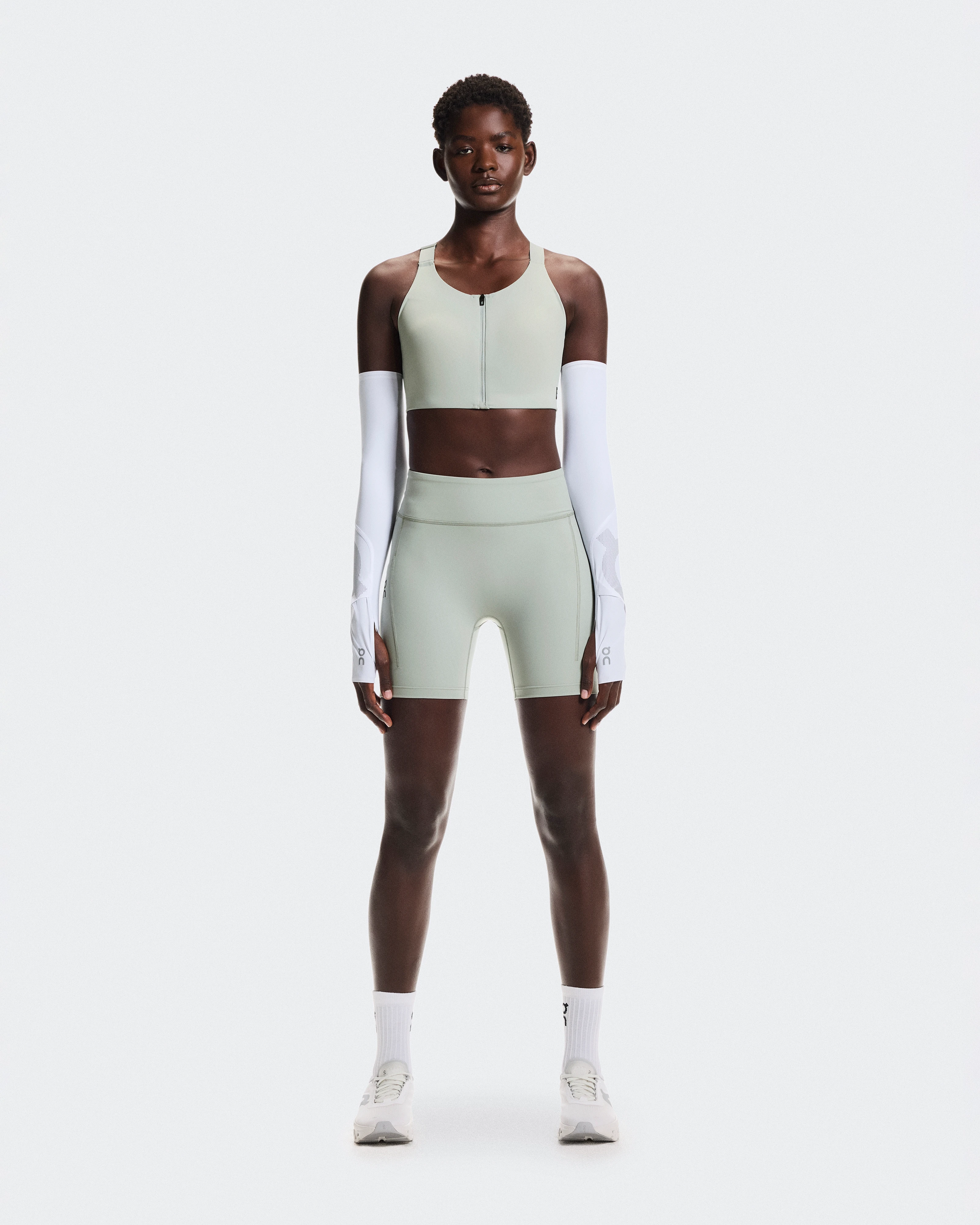 On Performance Tights Short Tin Femme Leggings