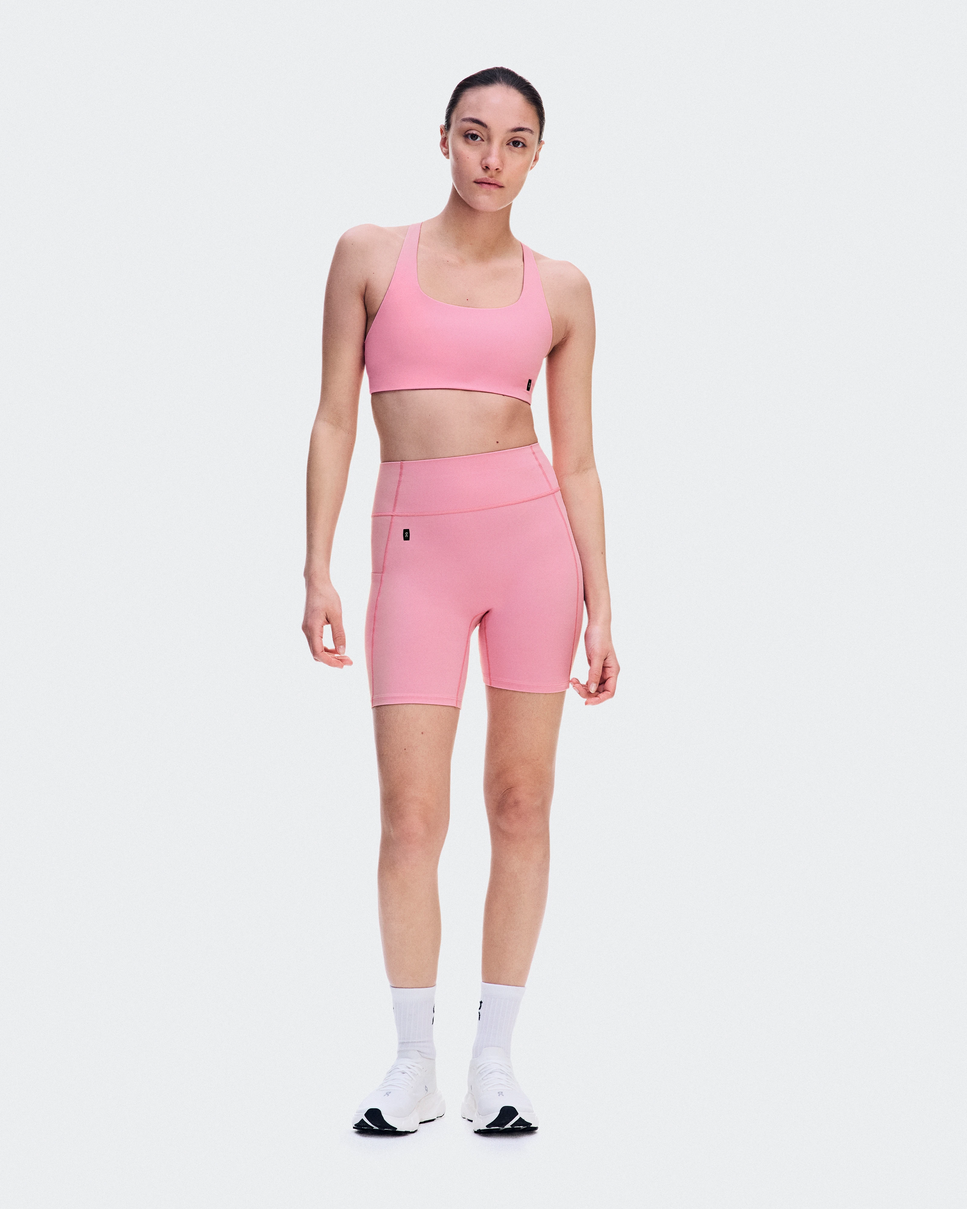 On Studio Leggings Short 6" Magnolia Femme Leggings