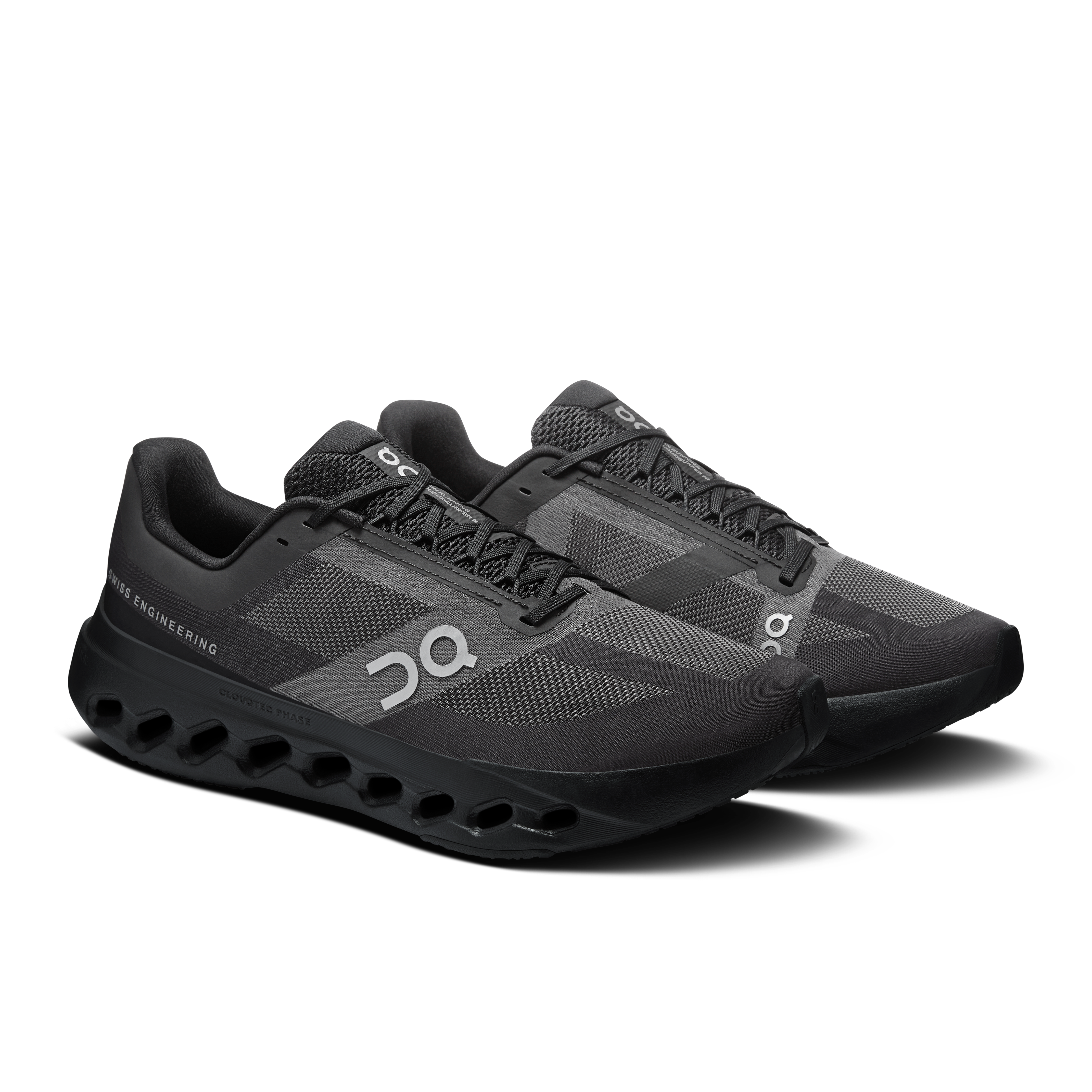 On Cloudsurfer Next Black & Black Homme Running sur route Chaussures