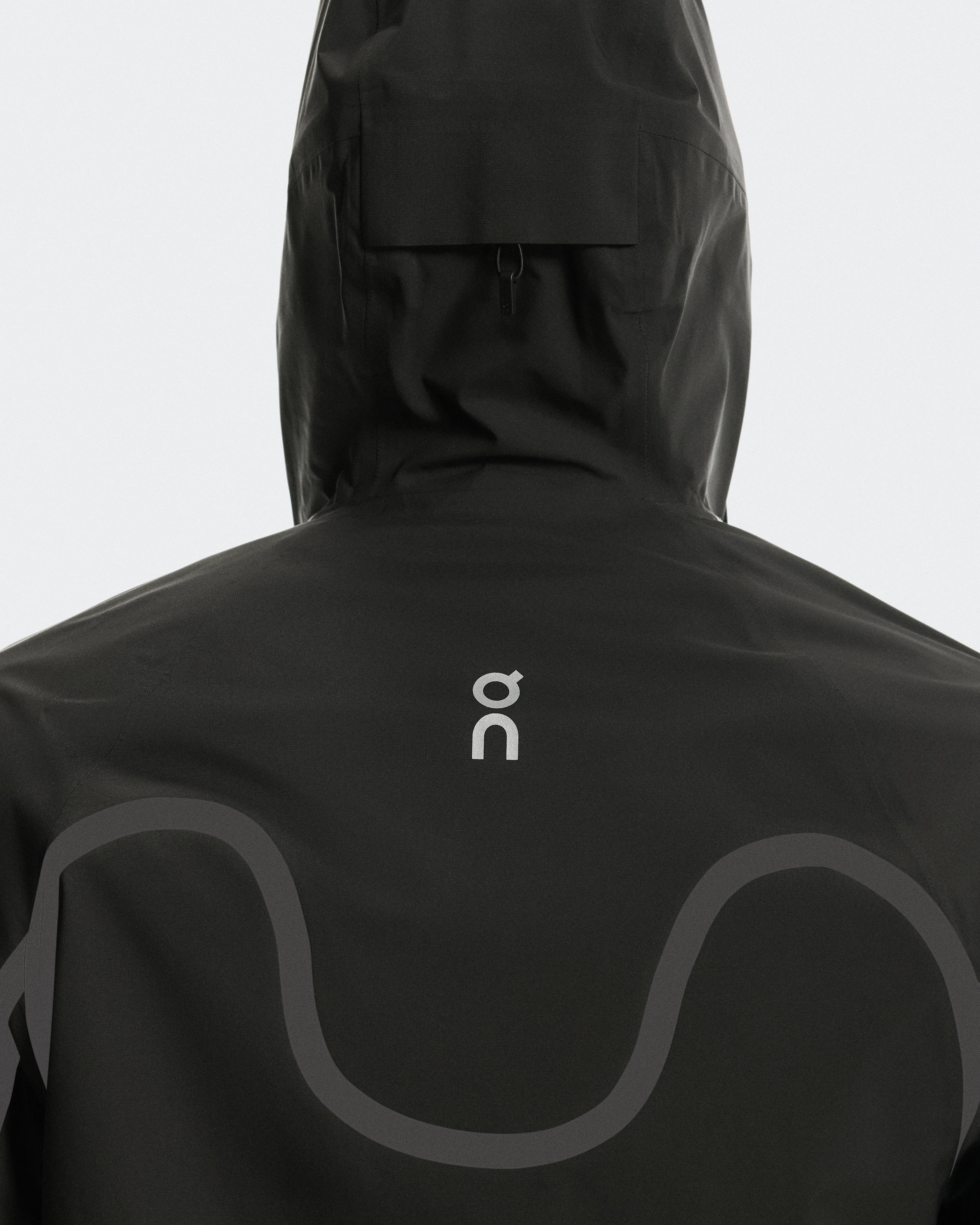 On Waterproof Jacket IKON Black Unisexe Vestes