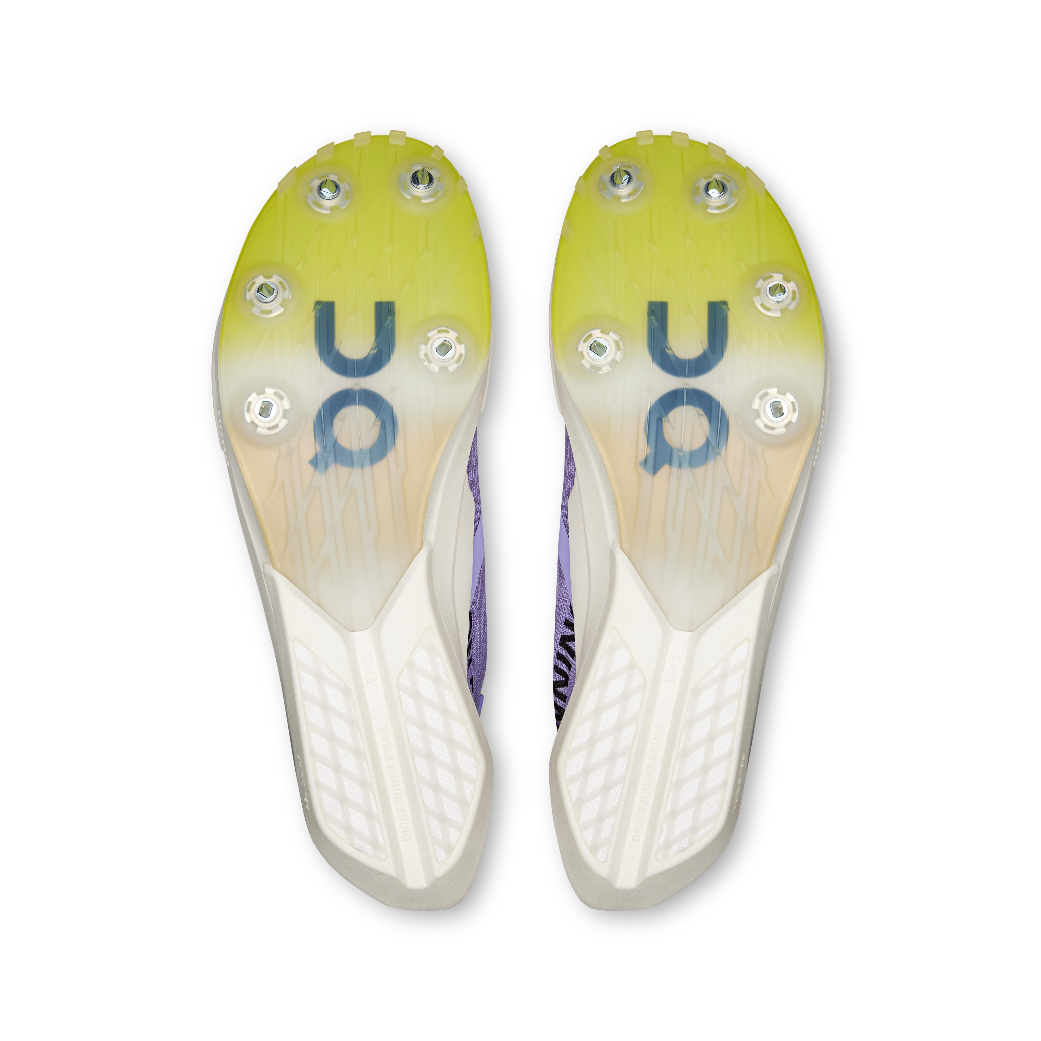 On Cloudspike Amplius 2 Bloom & Lime Femme Athlétisme Chaussures