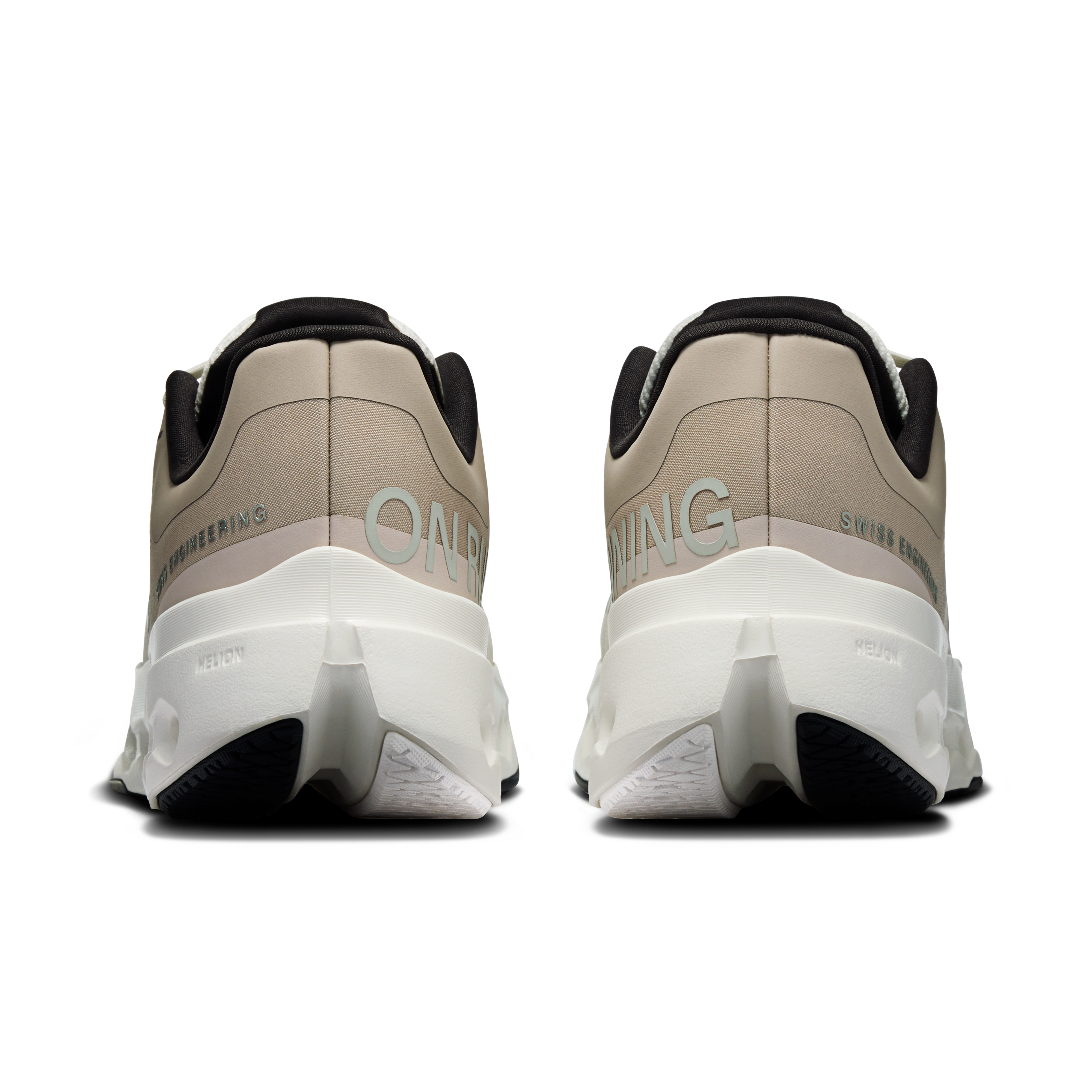 On Cloudsurfer Next Fog & Ivory Femme Running sur route Chaussures