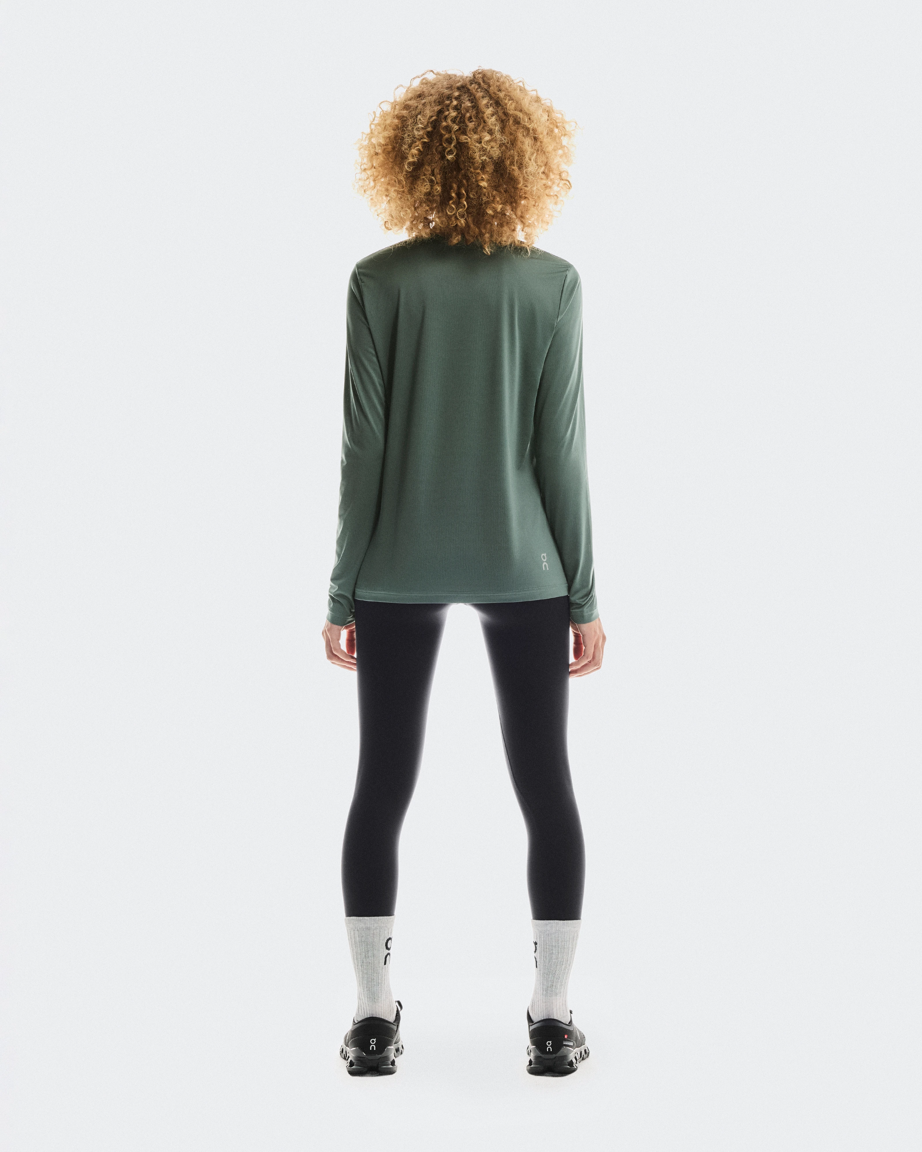 On Core Long-T Olive Femme Hauts et t-shirts