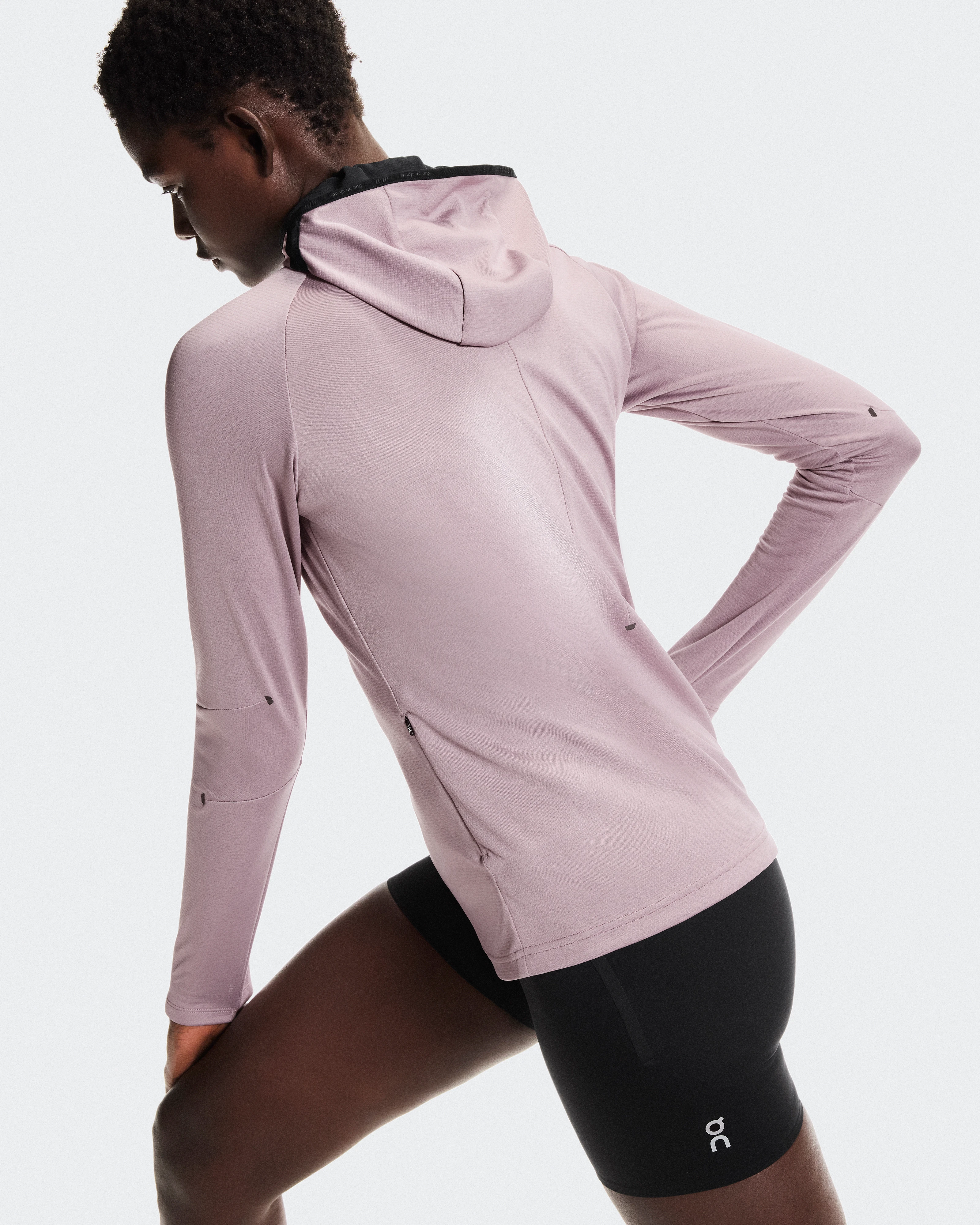On Climate Zip Hoodie Heron Femme Sweats à capuche et sweats