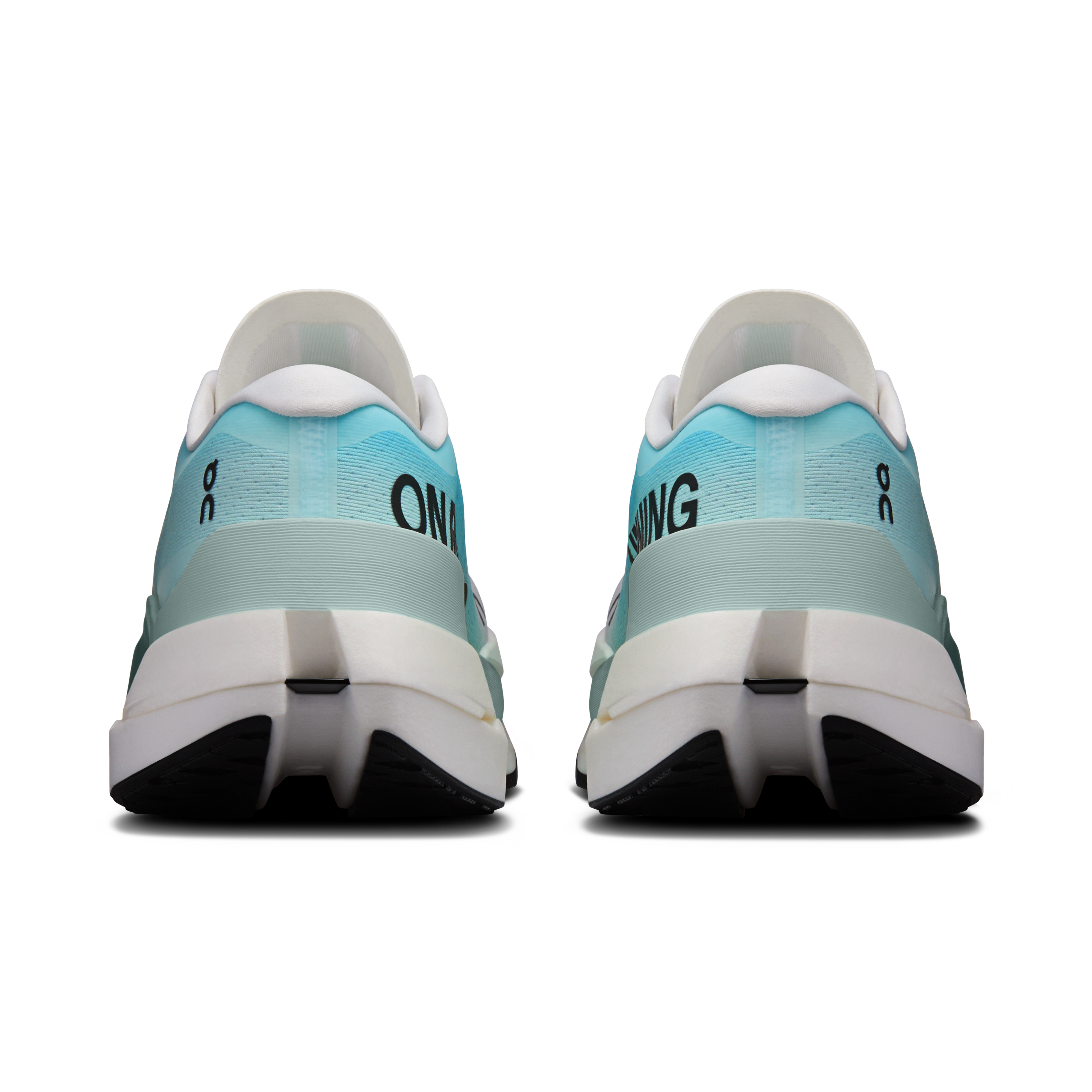 On Cloudboom Max White & Flurry Homme Running sur route Chaussures