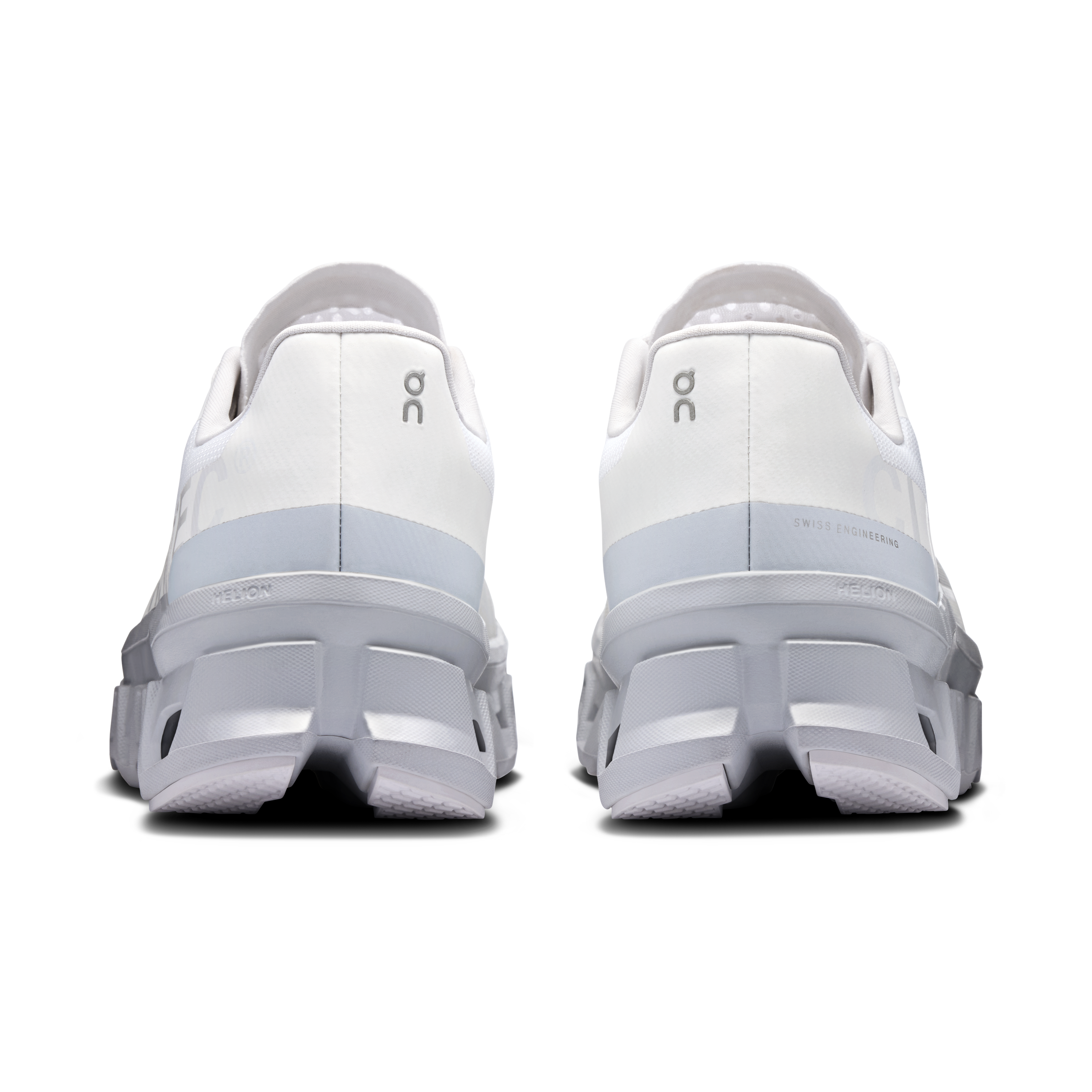 On Cloudmonster White & Glacier Homme Running sur route Chaussures