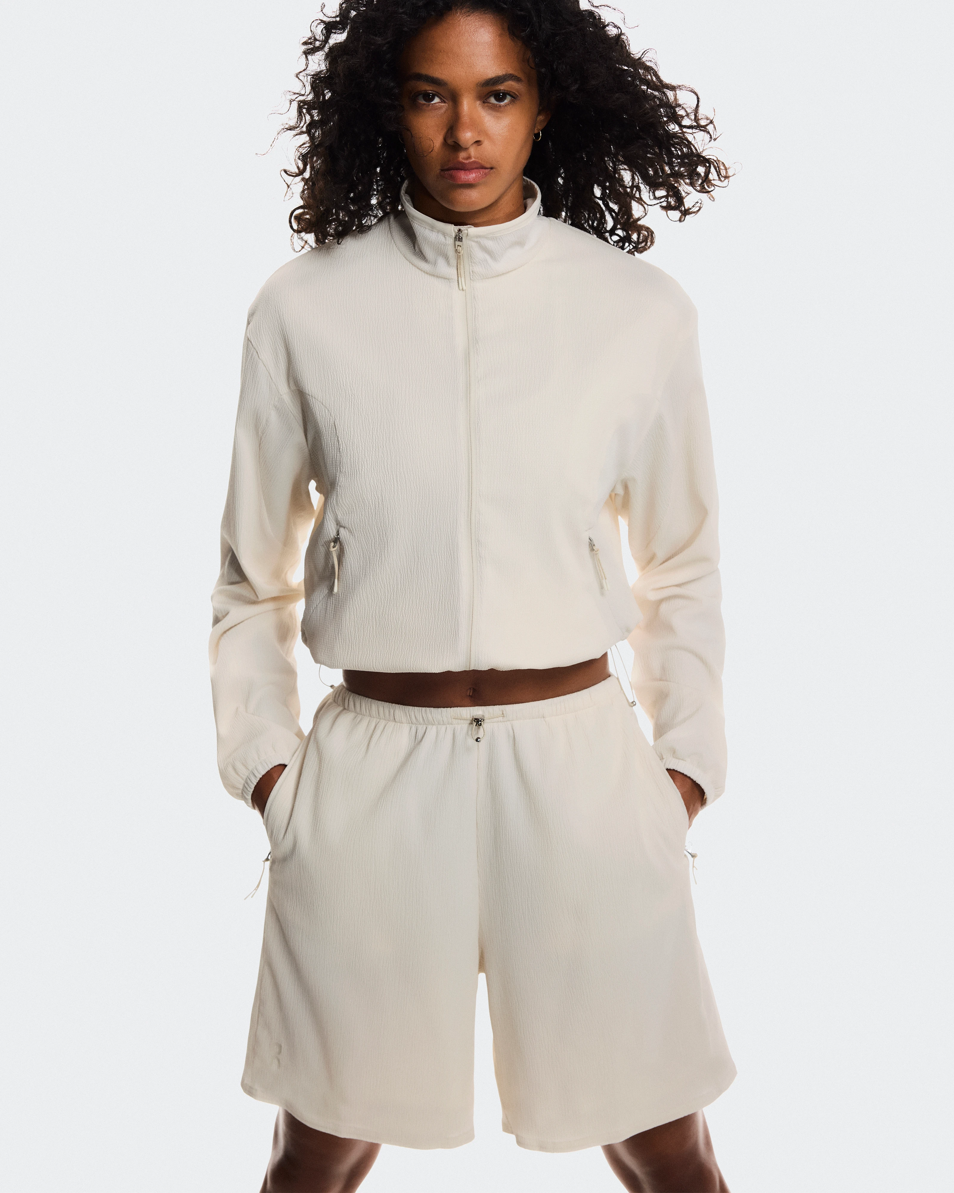 On Track Jacket Cream Femme Vestes
