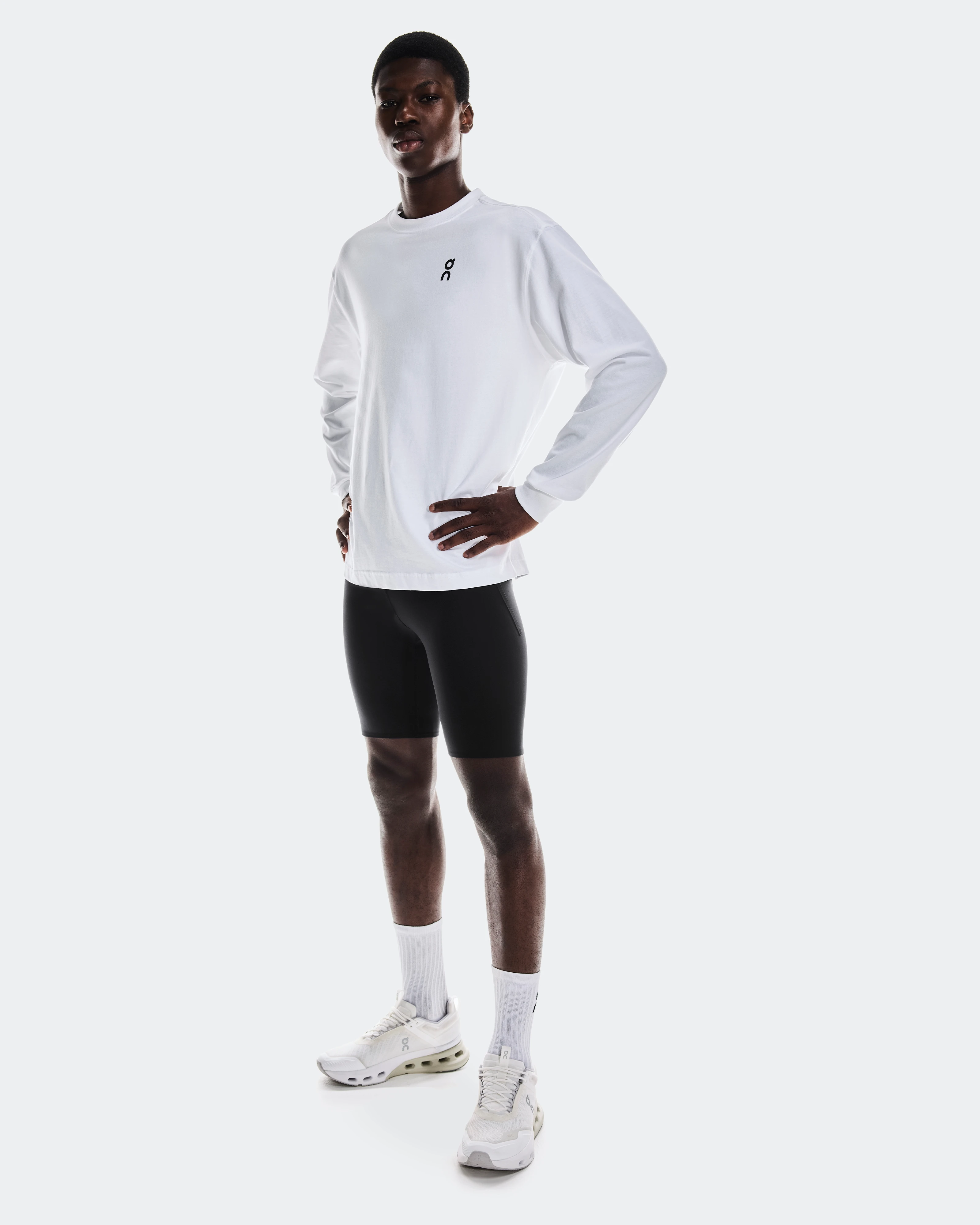 On Train Tights 1/2 Black Homme Leggings