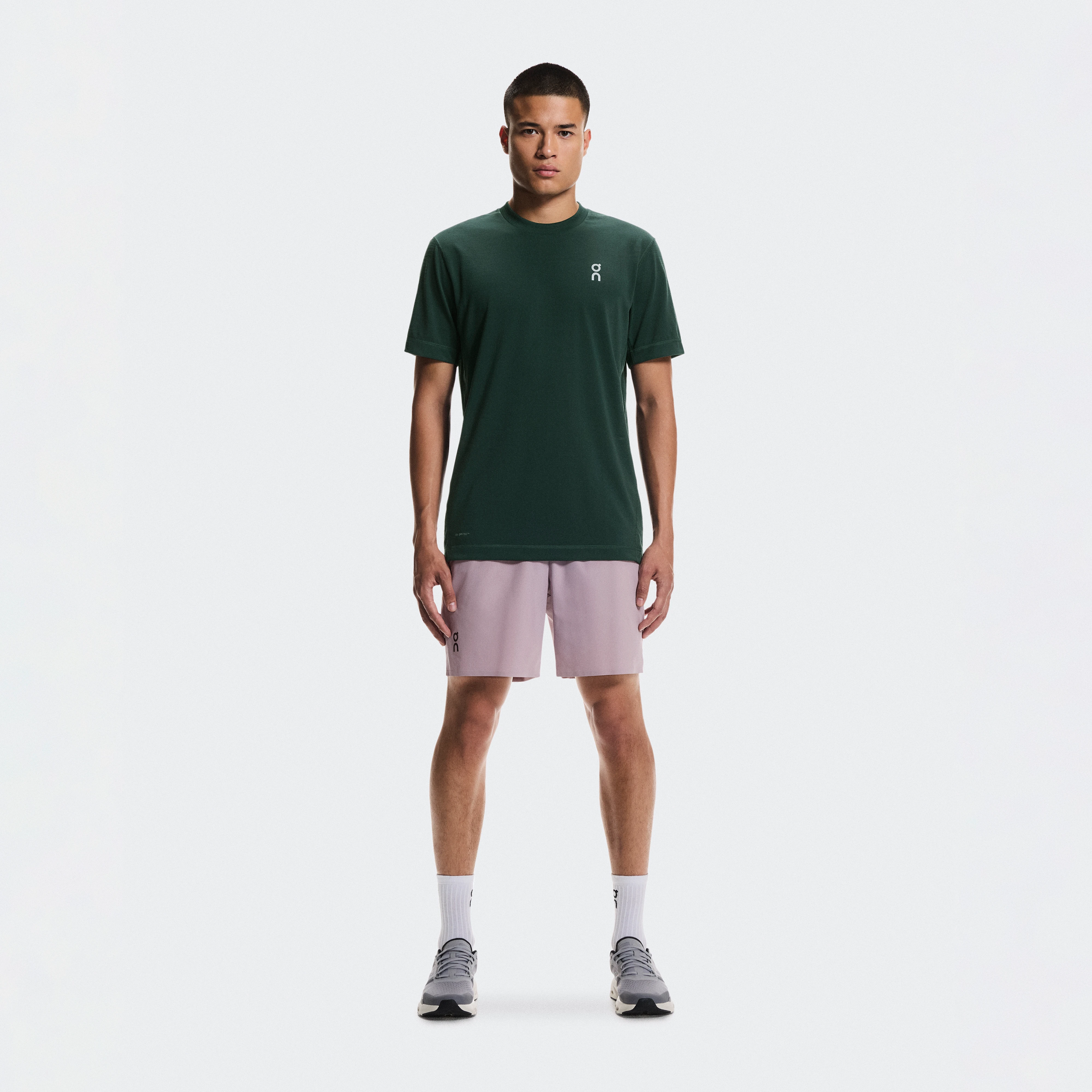 On Focus Shorts Heron Homme – Séances mixtes, quotidien, entraînement Shorts