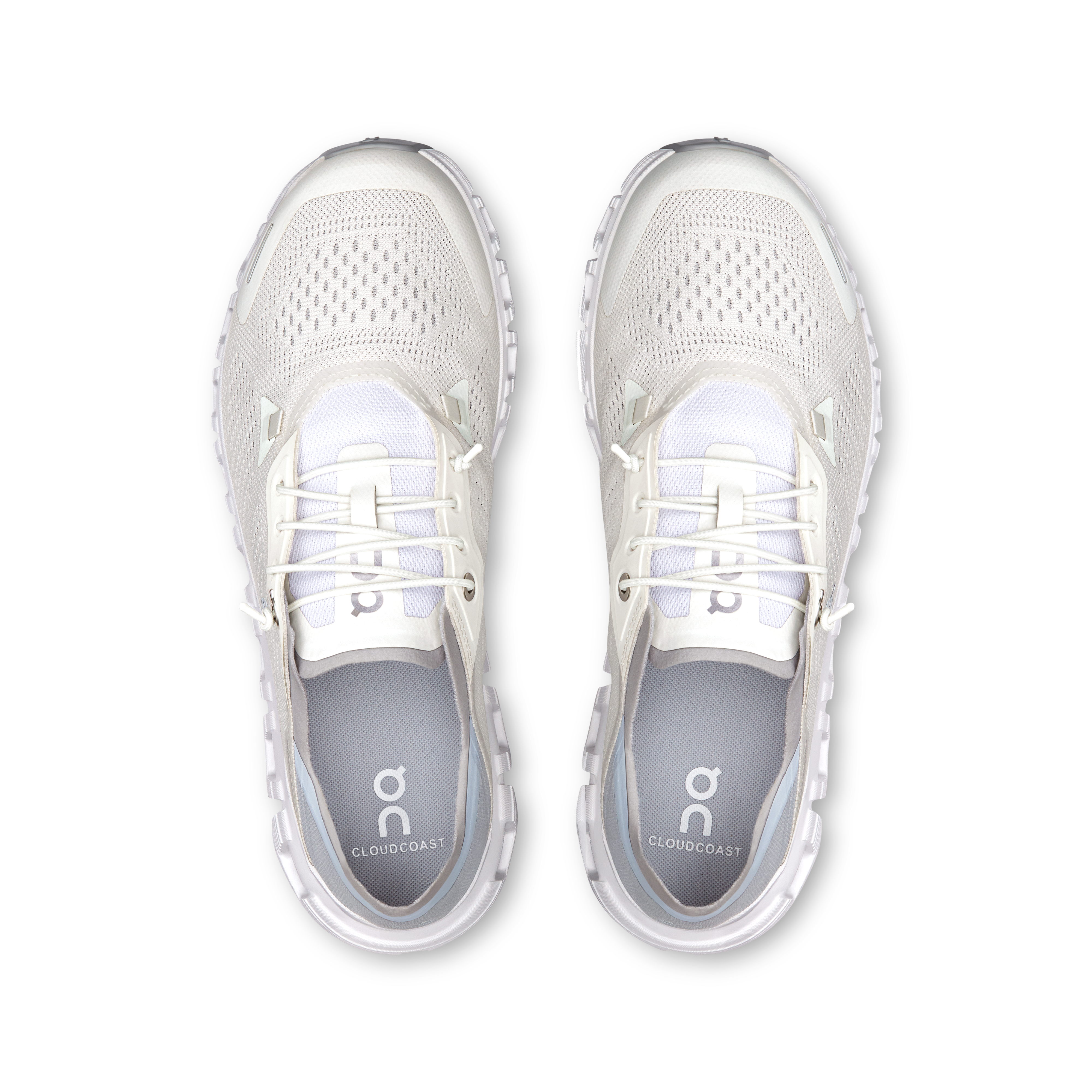 On Cloud 6 Coast White & Glacier Femme Active Life Chaussures