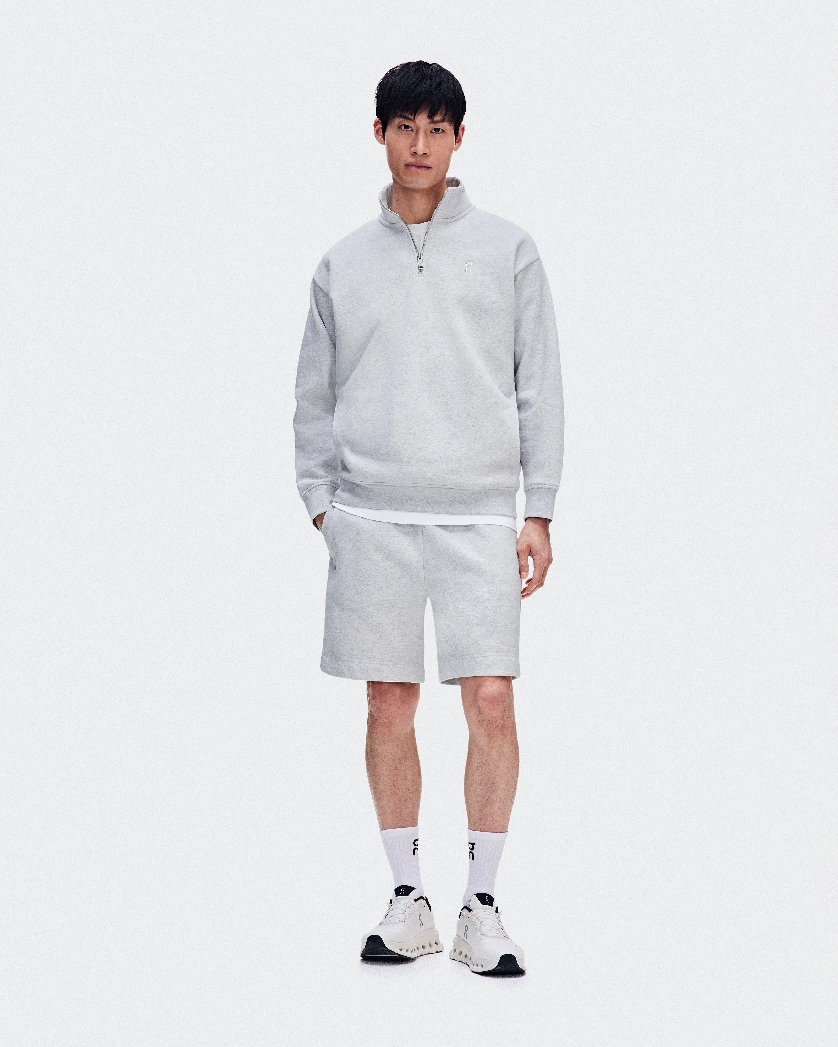 On Club Collective 1/4 Zip Crater Homme Sweats à capuche et sweats