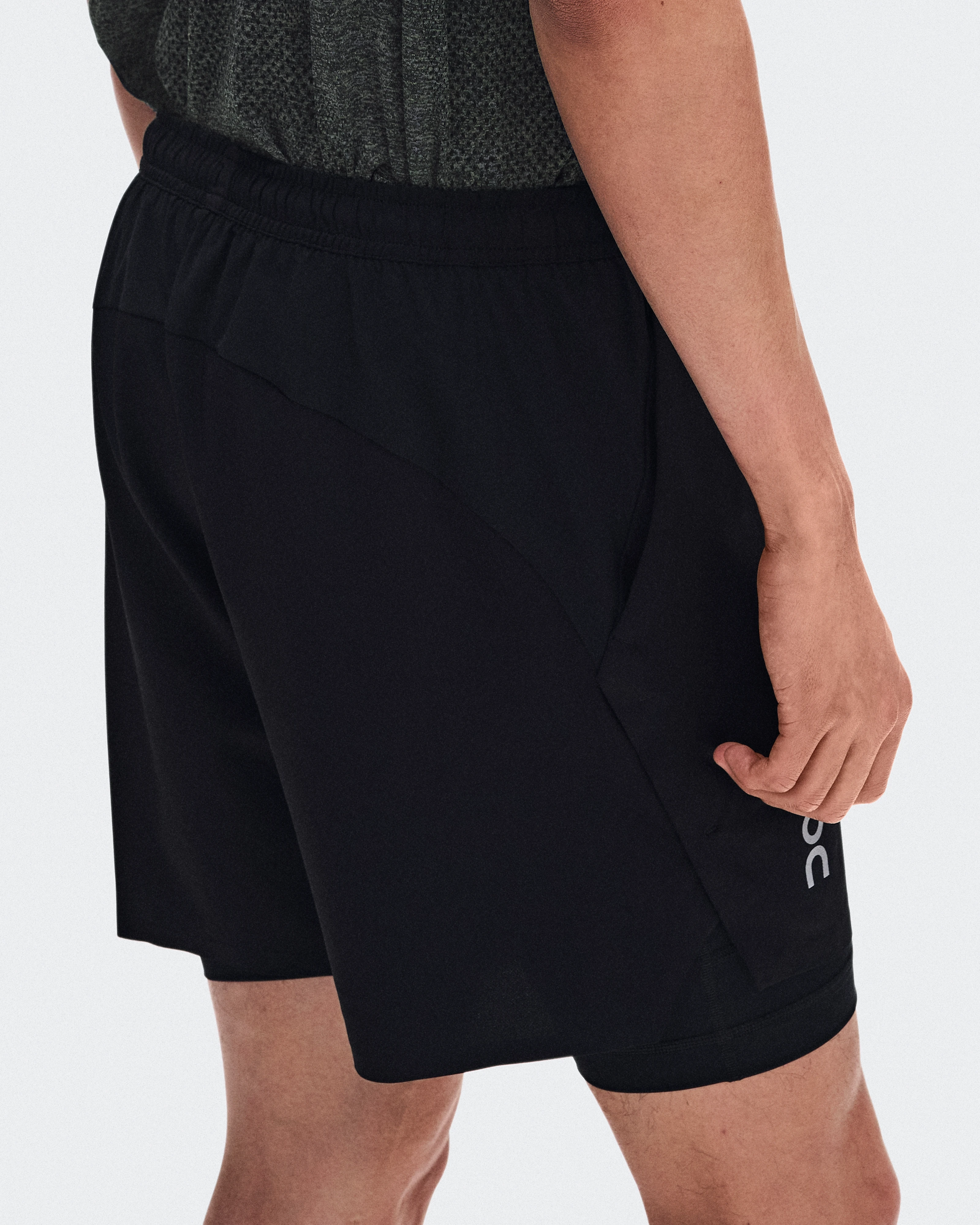 On Train 2-in-1 Shorts Black Homme Shorts