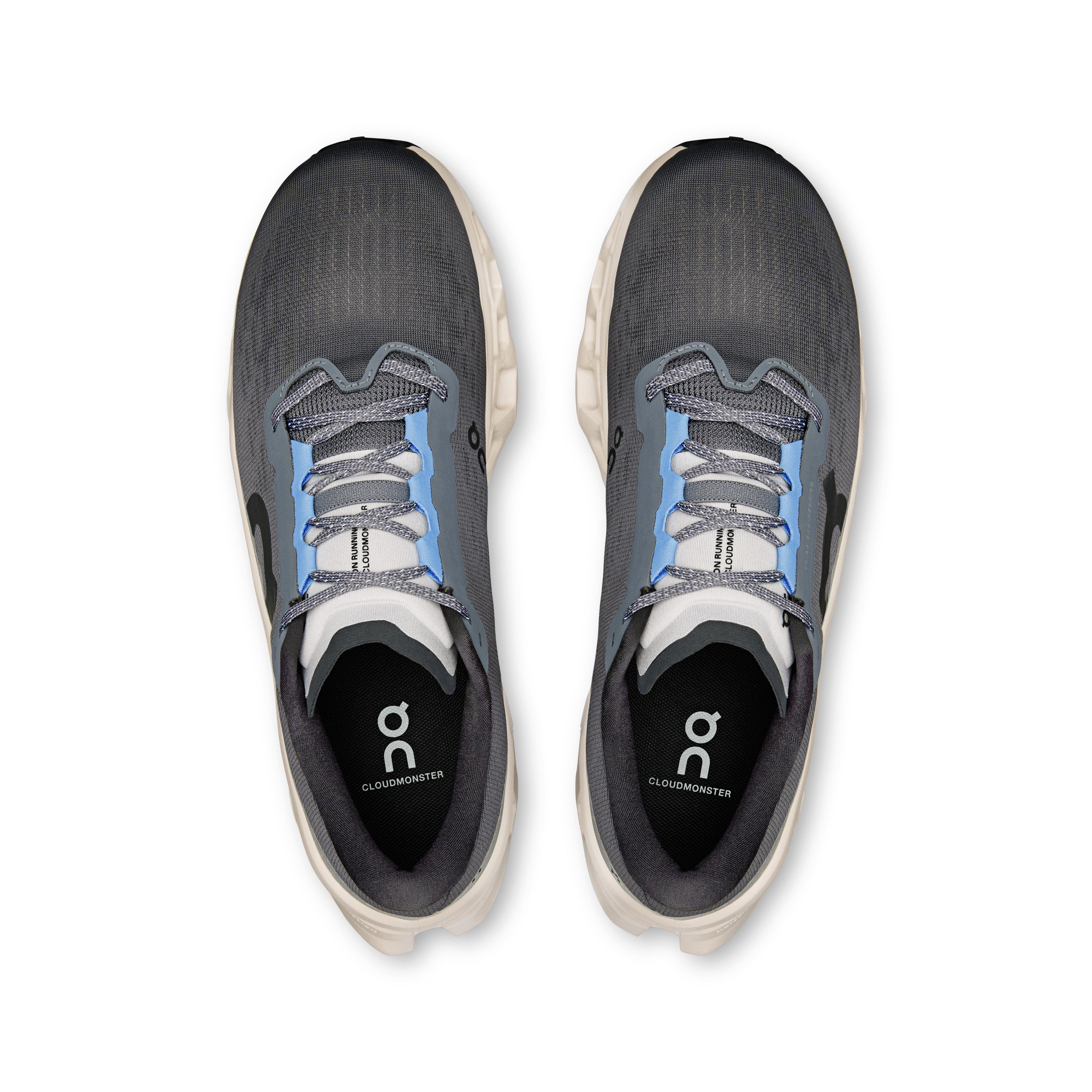 On Cloudmonster 3 Rock & Silver Homme Running sur route Chaussures