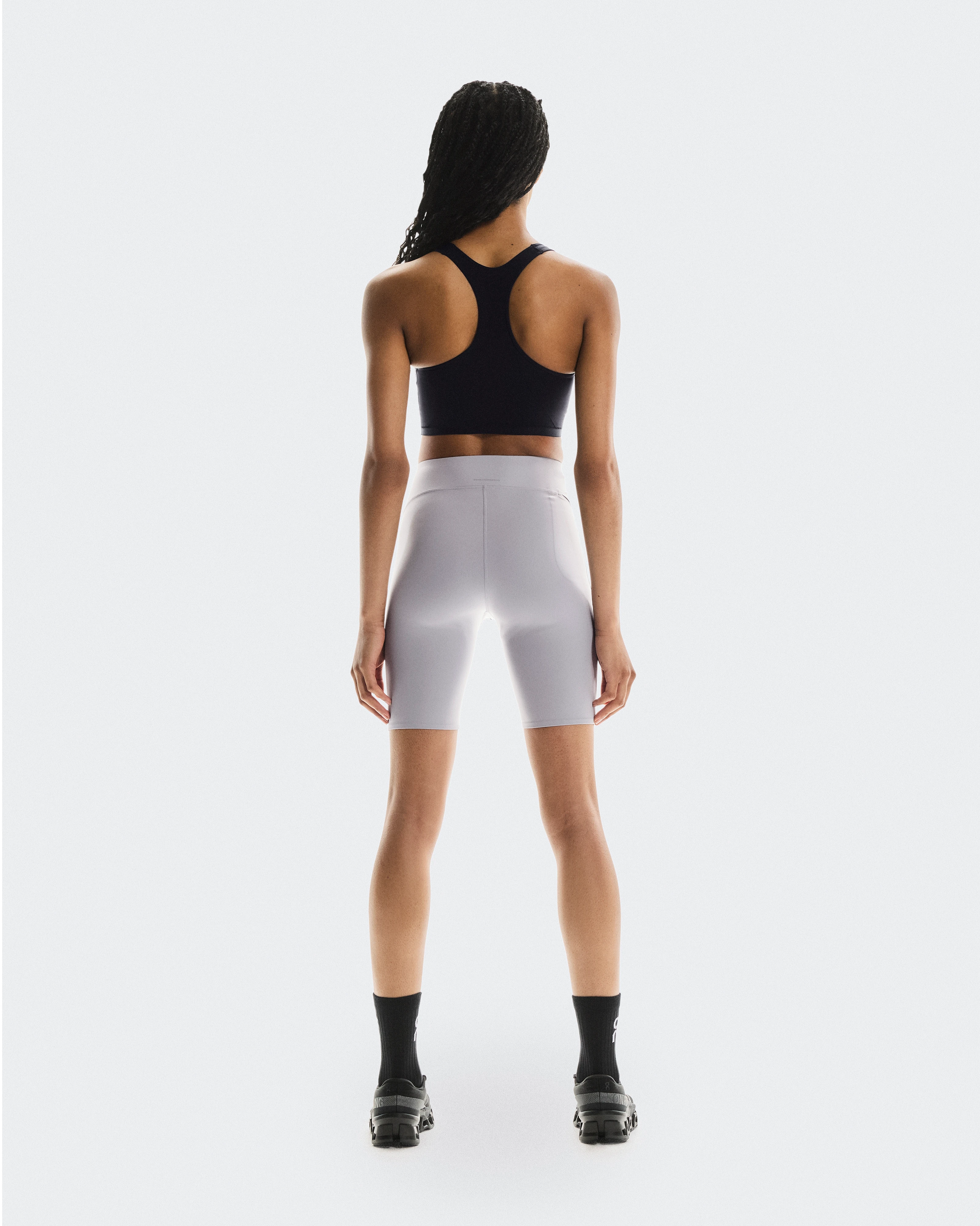 On Train Tights Short Lilac Femme Leggings