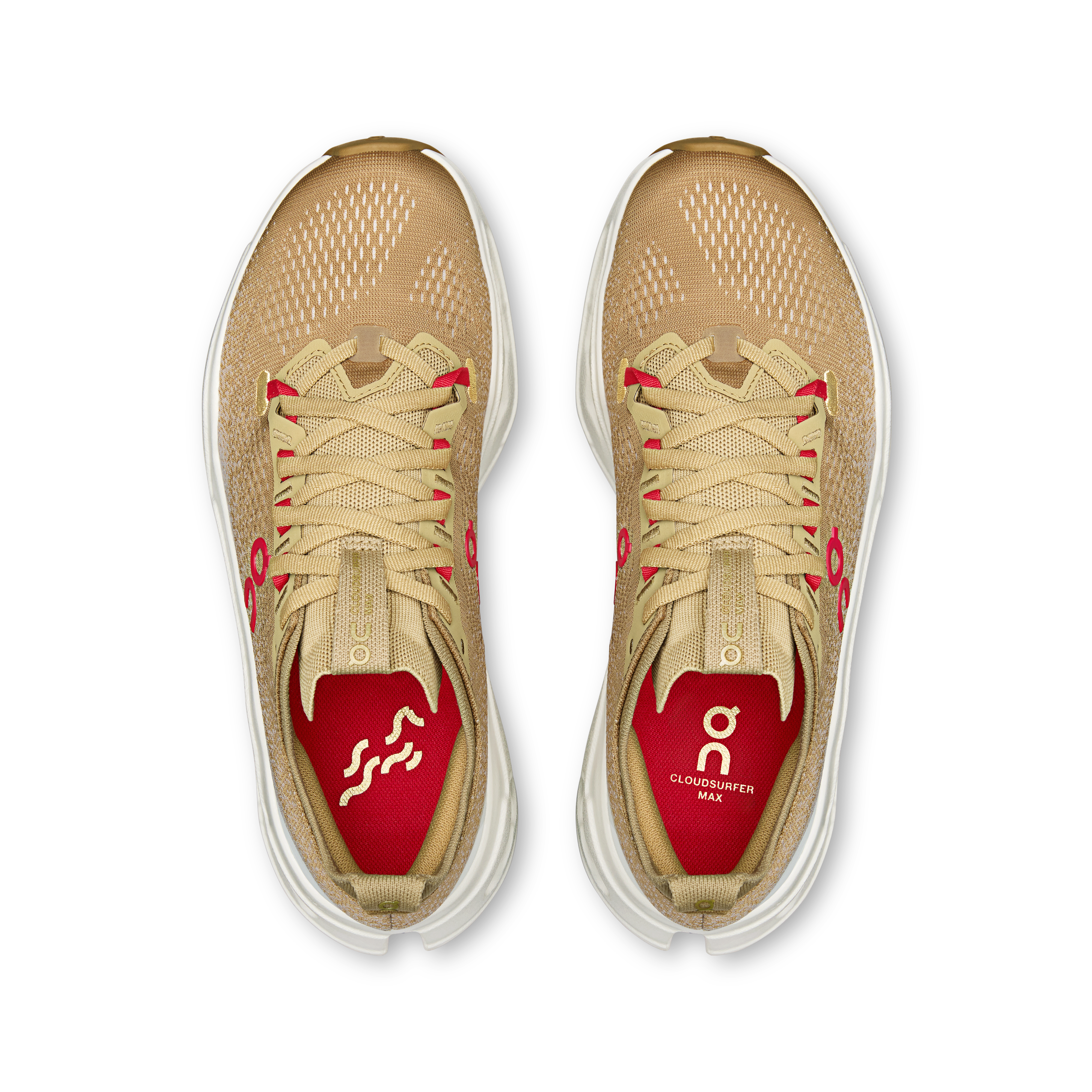 On Cloudsurfer Max Year of the Horse Chai & Ivory Femme Running sur route Chaussures