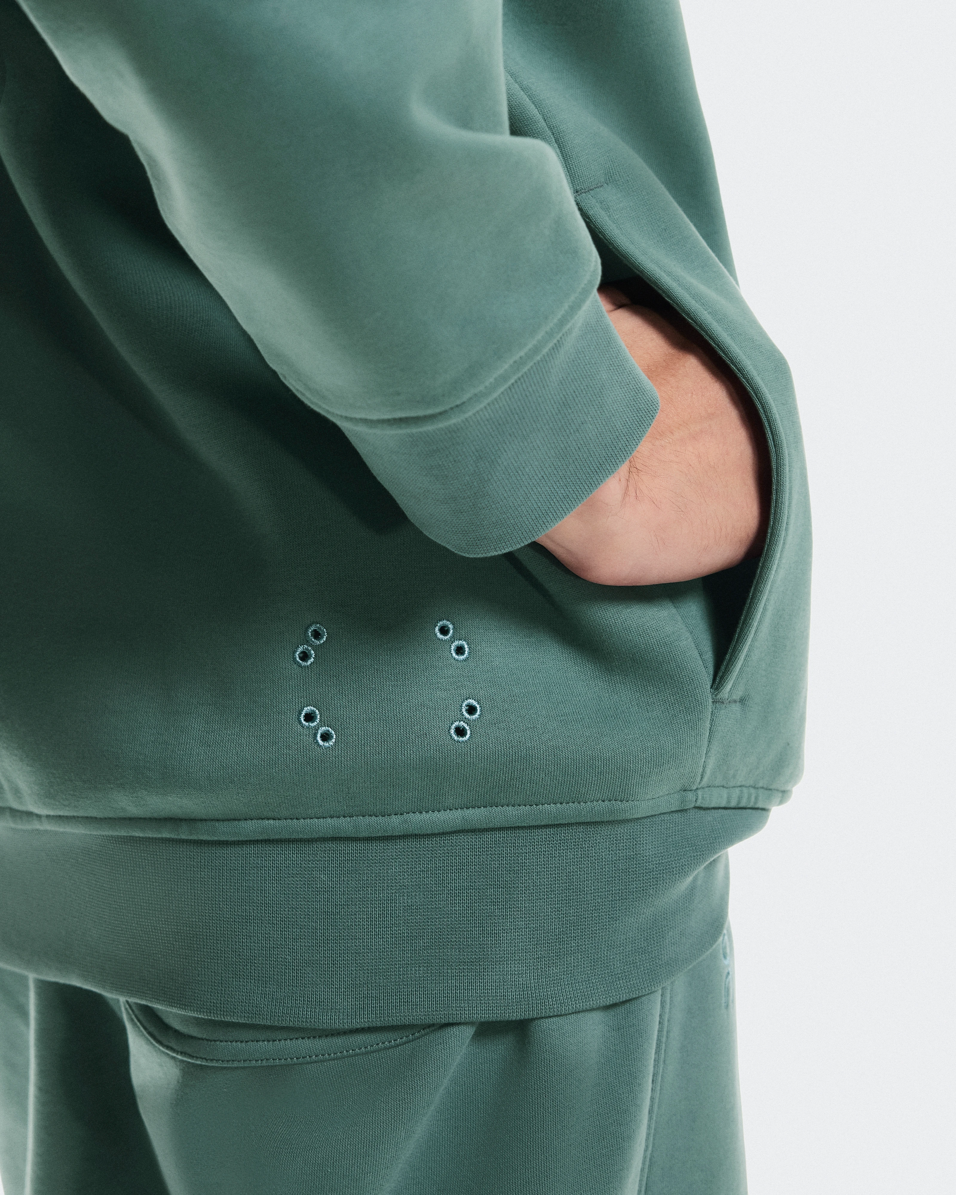 On Club Collective 1/4 Zip Tide Homme Sweats à capuche et sweats