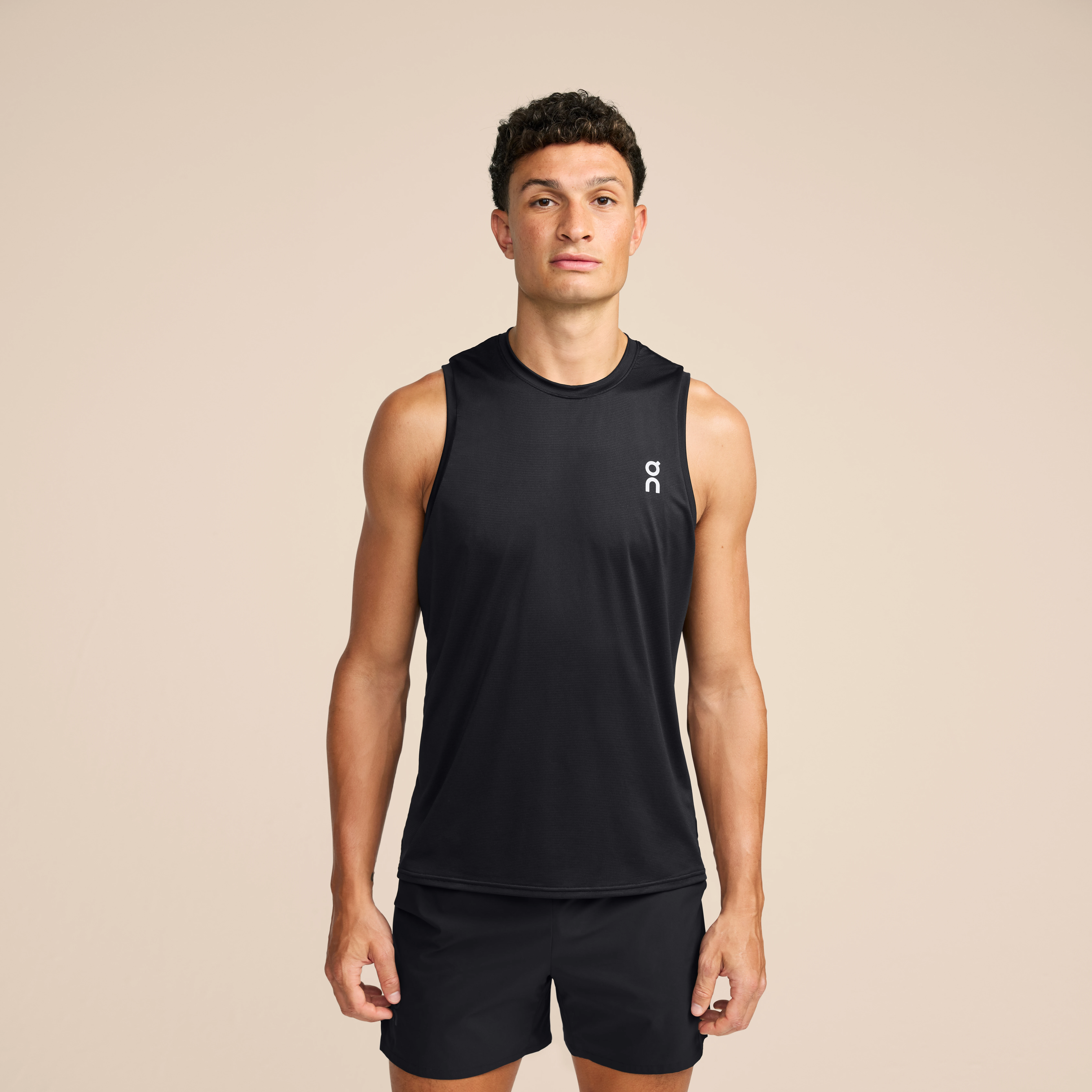 On Core Tank Black Homme – Running quotidien, basique, polyvalent Hauts et t-shirts