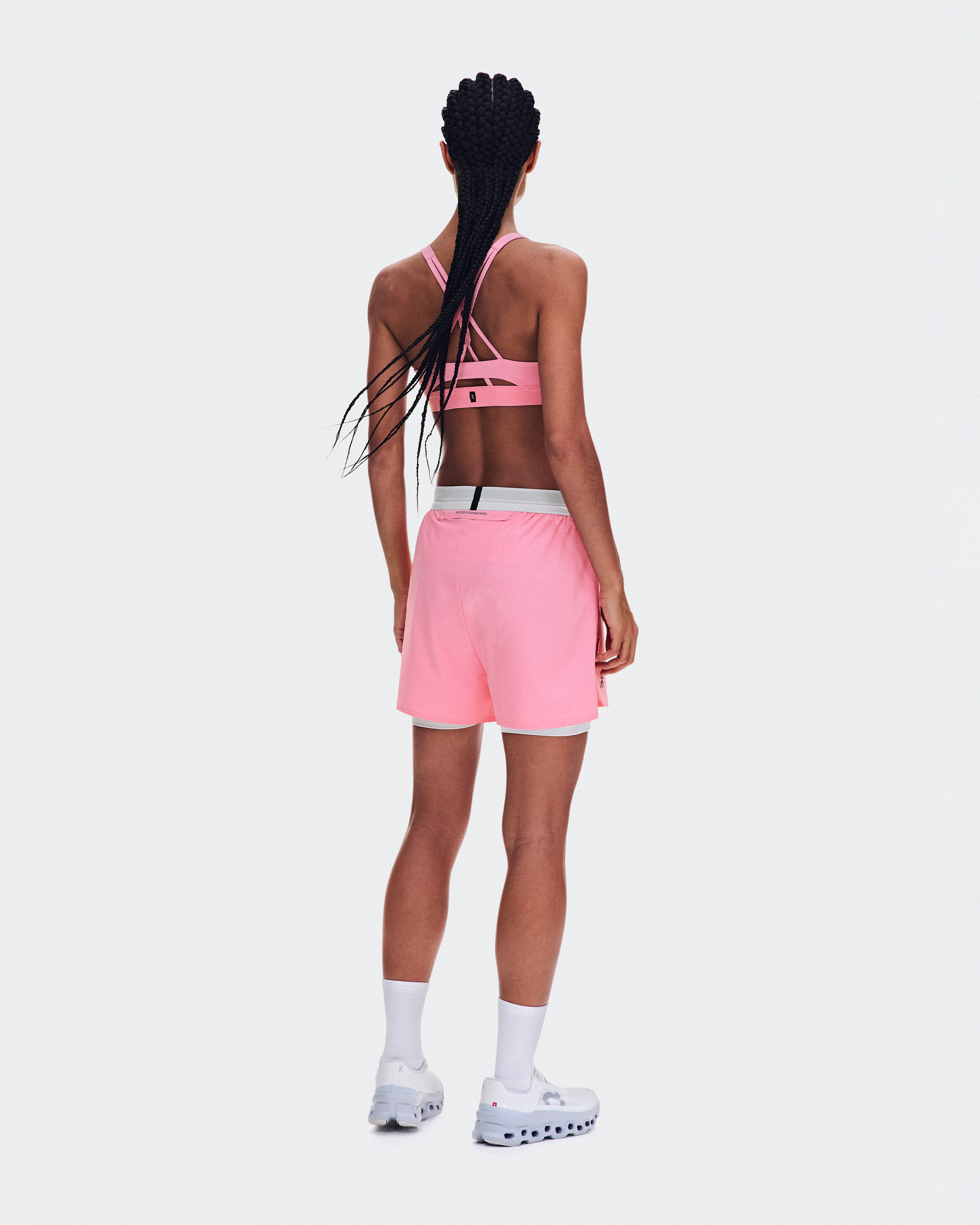 On 3" Performance 2/1 Shorts Magnolia & Glacier Femme Shorts
