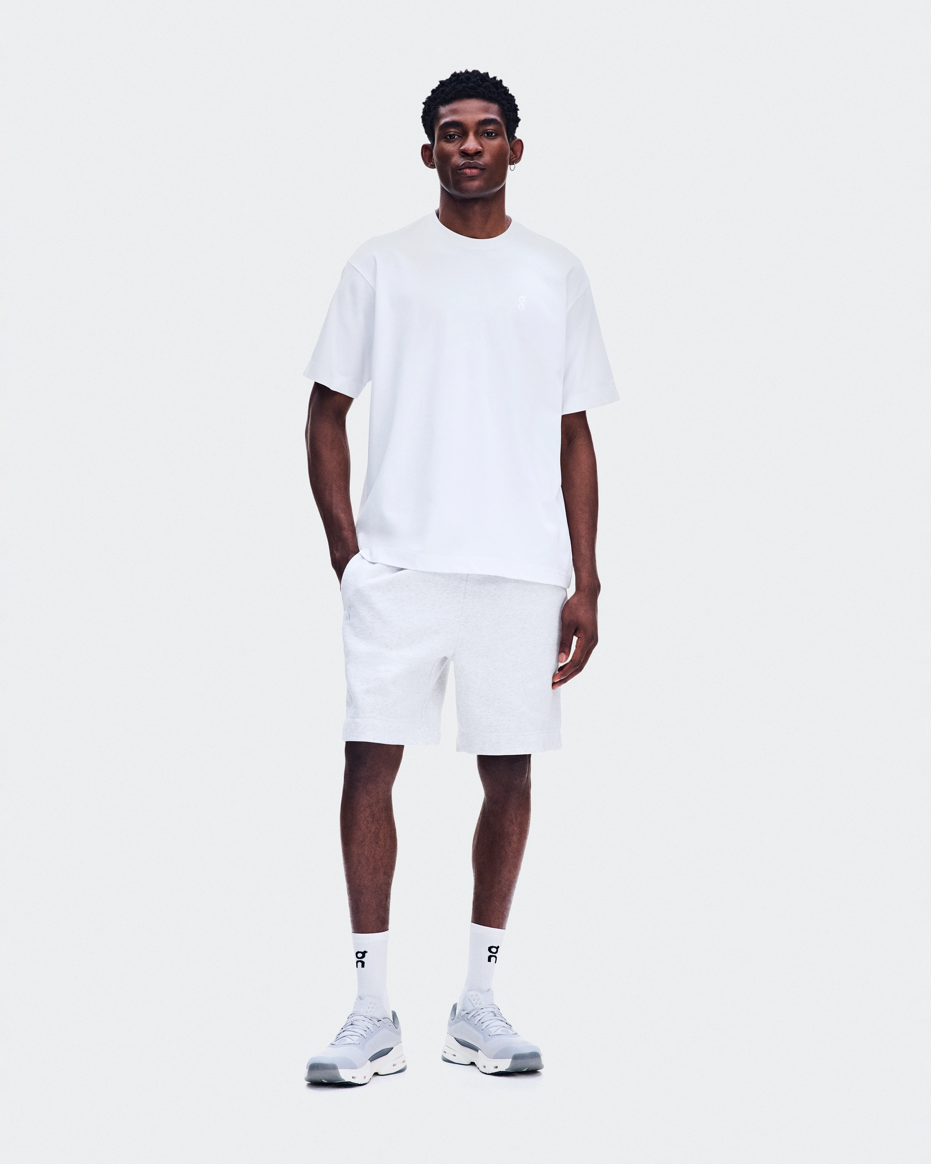 On Club Collective-T Runner White Homme Hauts et t-shirts