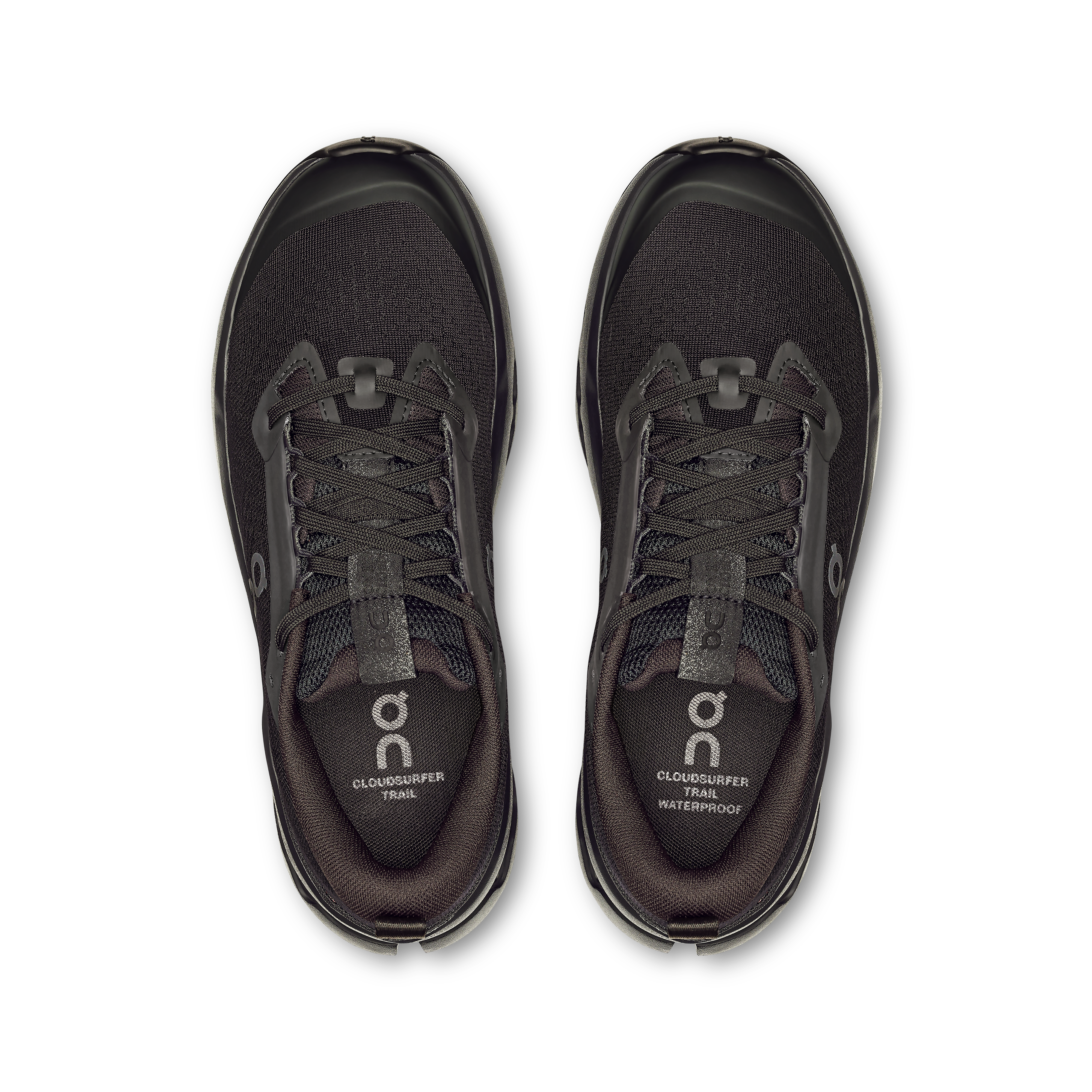 On Cloudsurfer Trail 2 Black & Black Femme Running de trail Chaussures