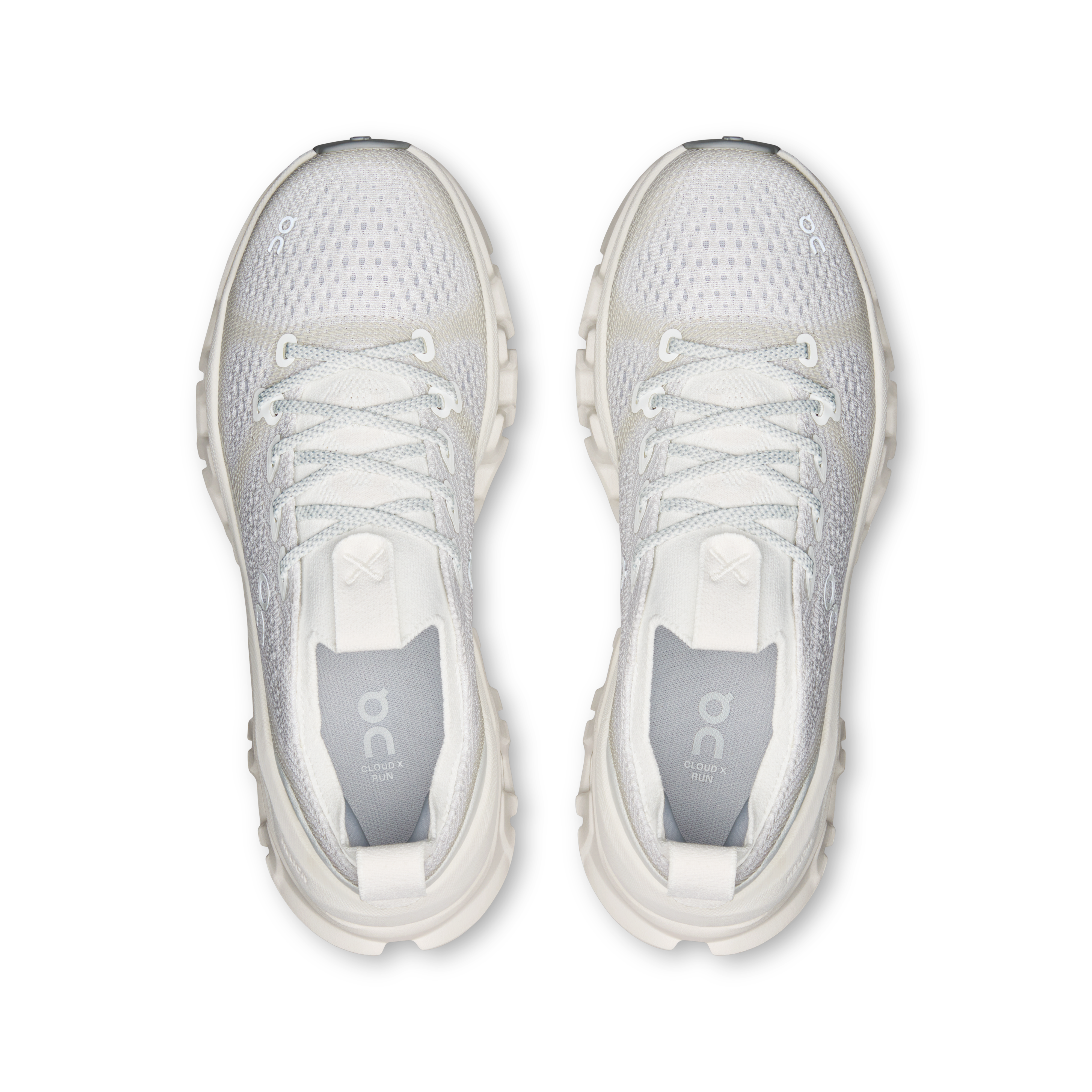 On Cloud X Tempo Ivory & Ice Femme Active Life Chaussures