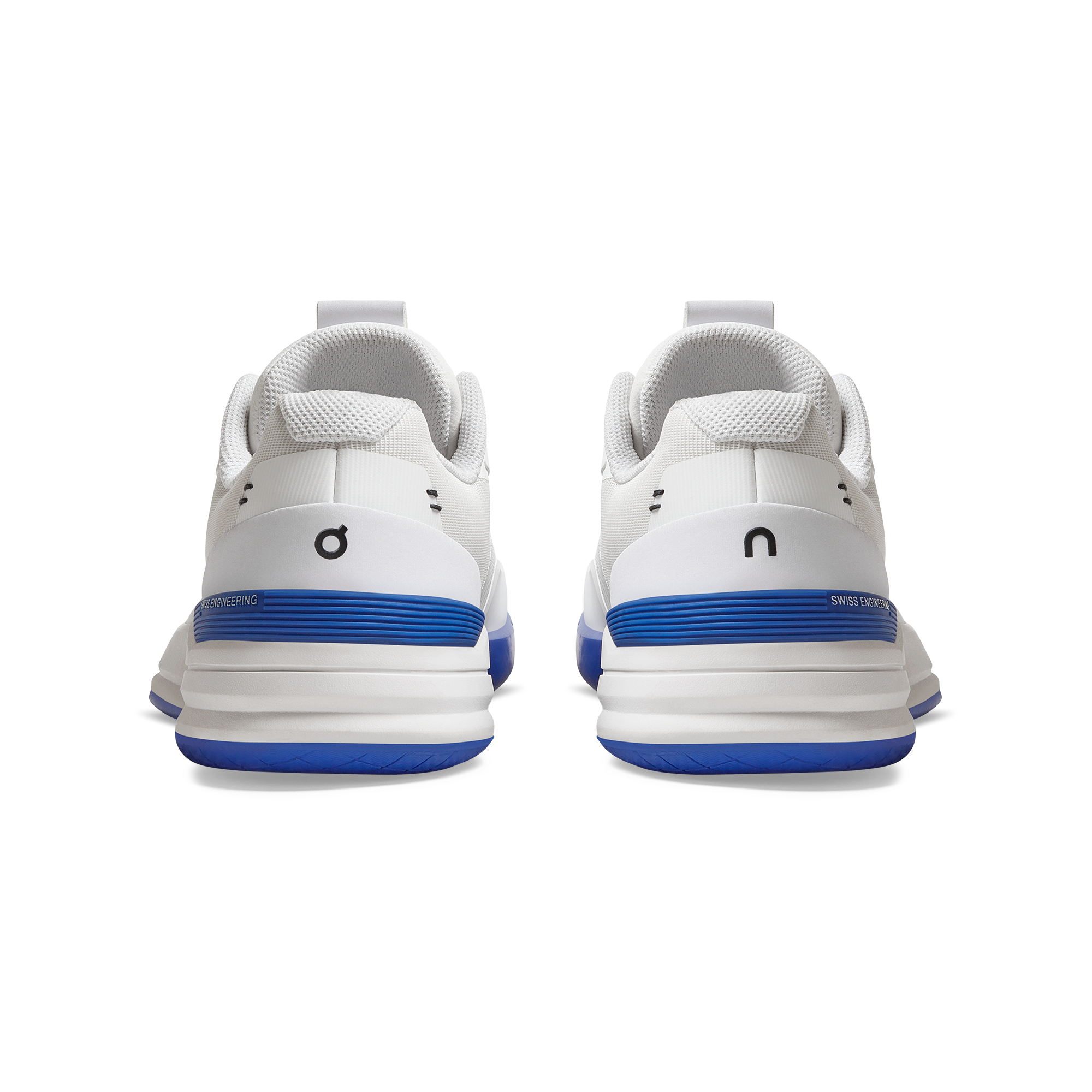 The Roger Pro in the Indigo White colorway, shot from behind.