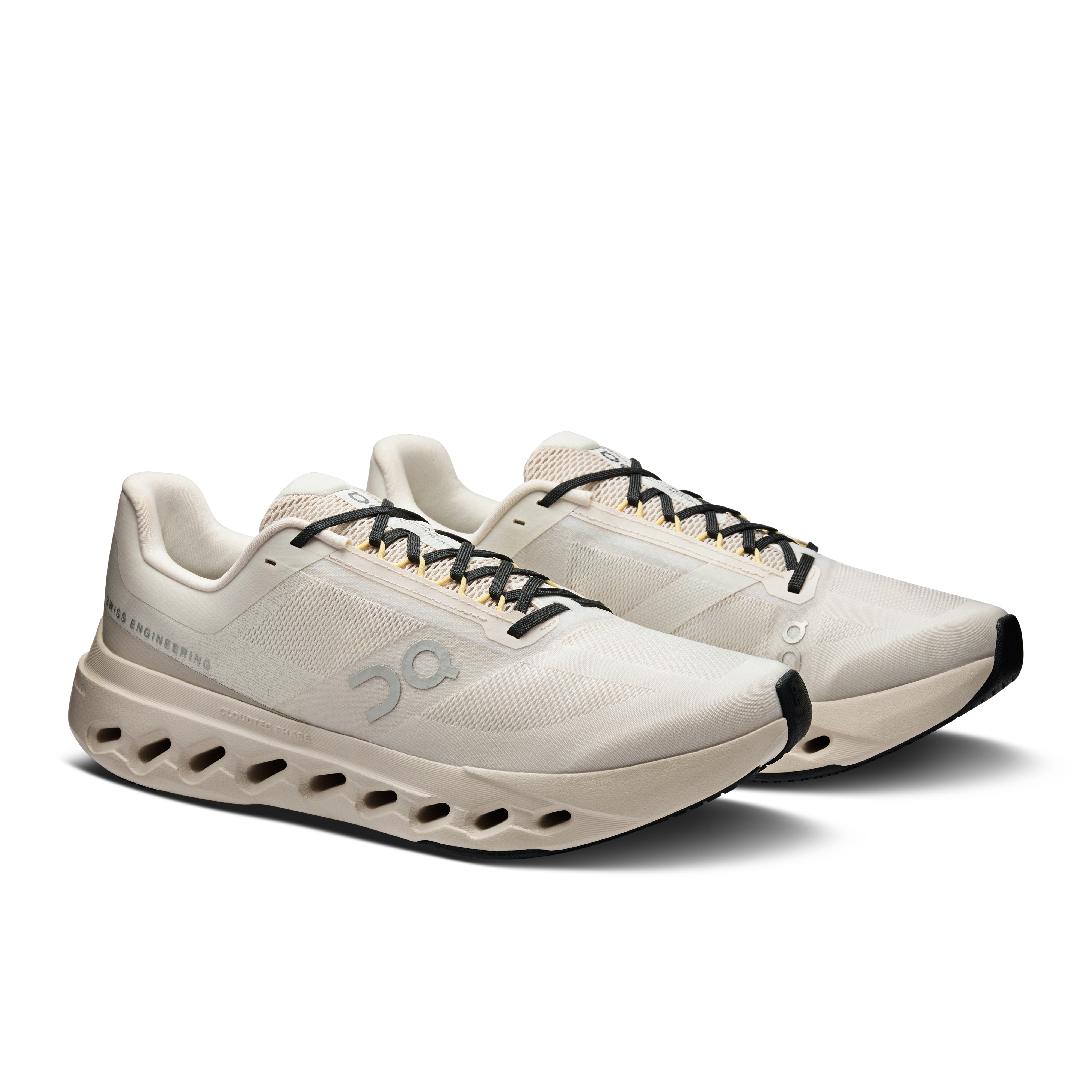On Cloudsurfer Next Ivory & Silver Homme Running sur route Chaussures