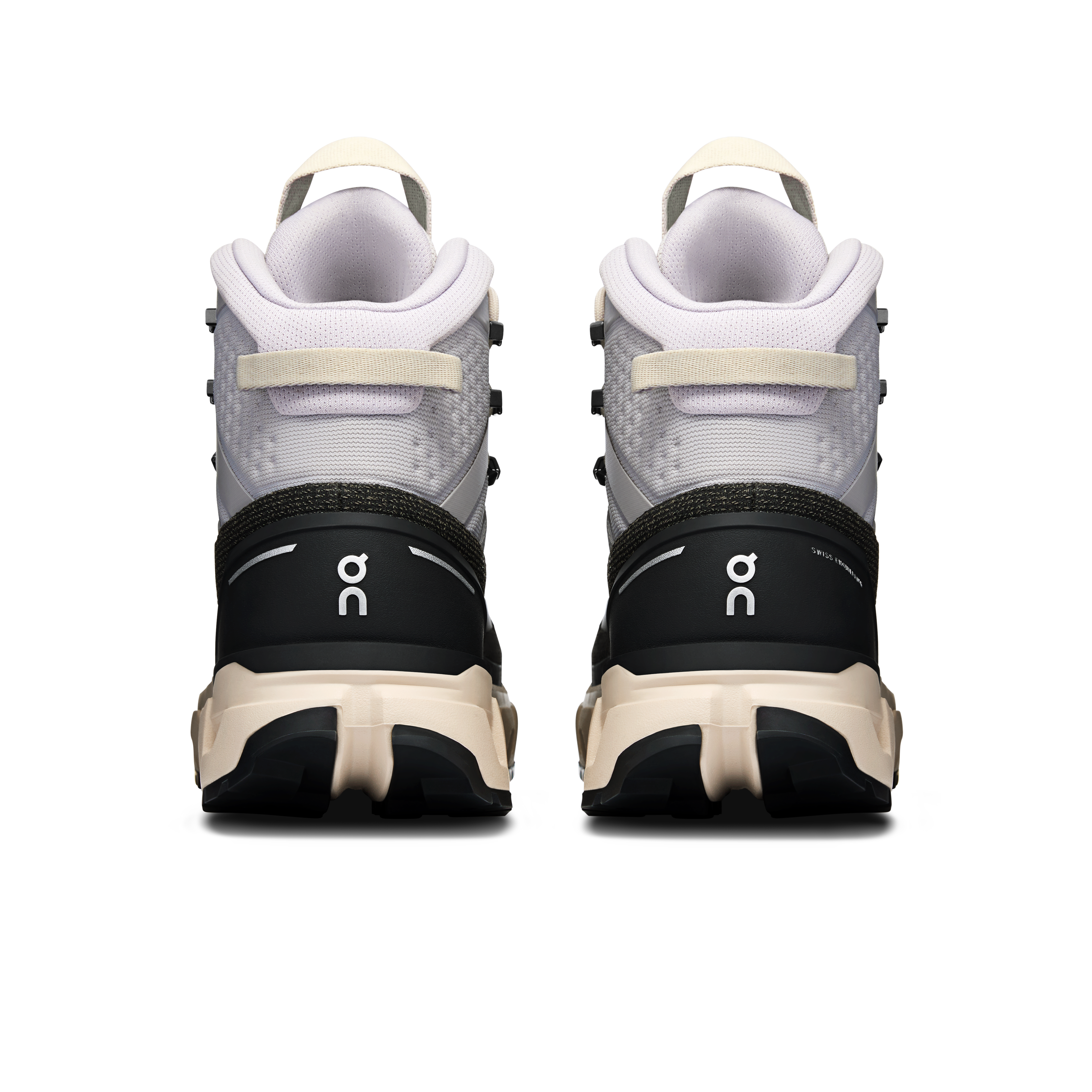 On Cloudrock Trek Waterproof Silver & Cream Femme Randonnée Chaussures