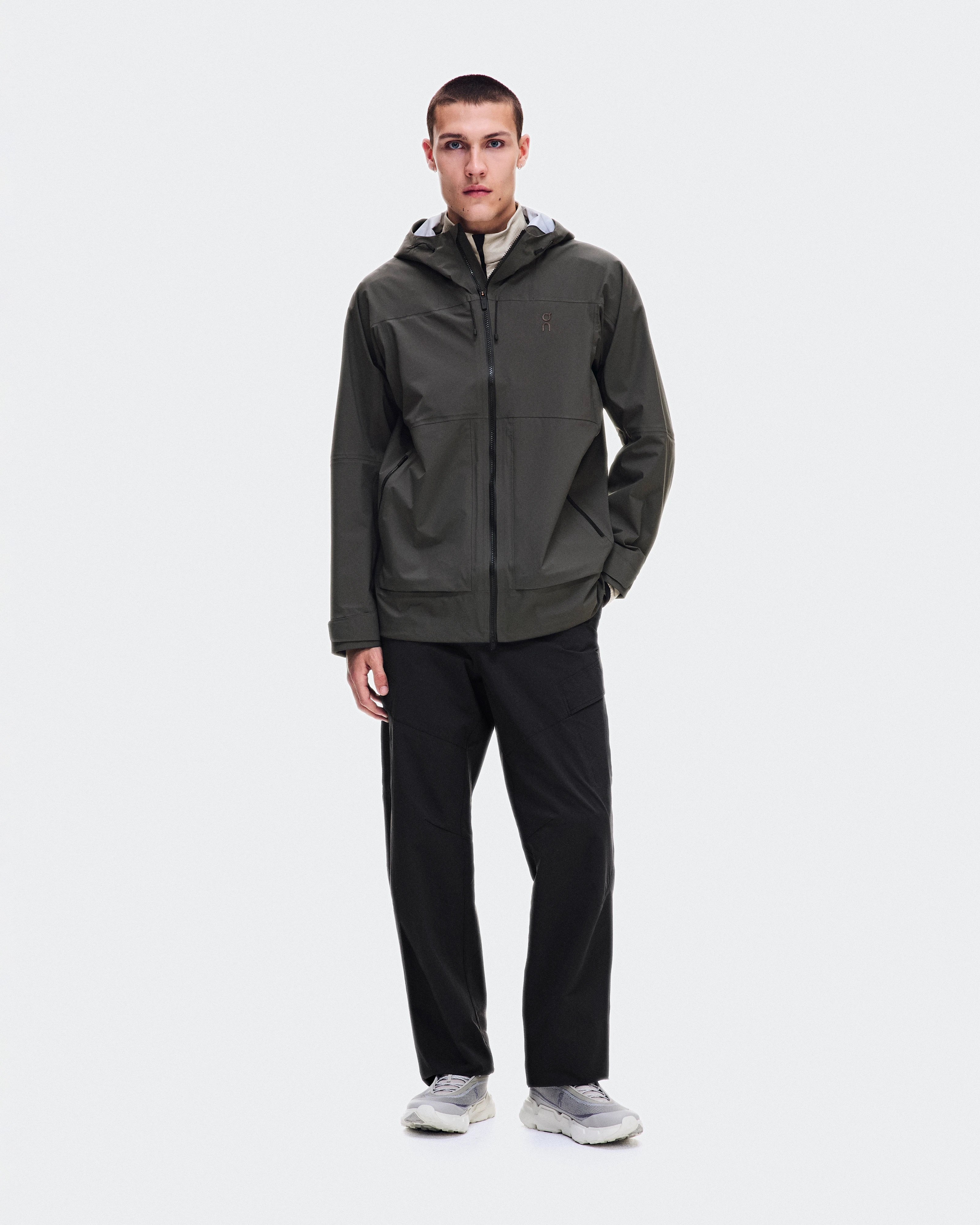 On Ascent Jacket Espresso Homme Vestes