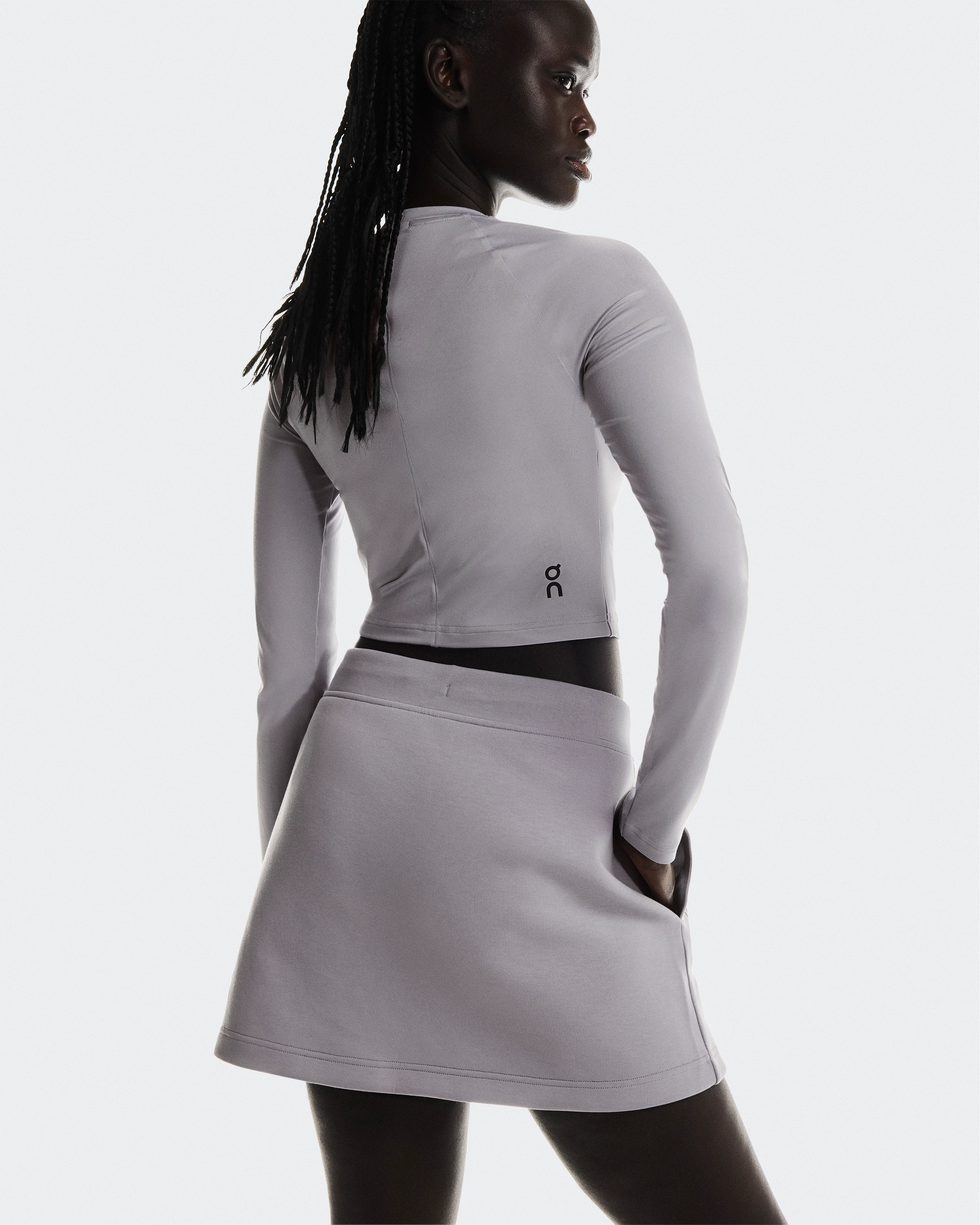 On Focus Tech Skirt Lilac Femme Jupes