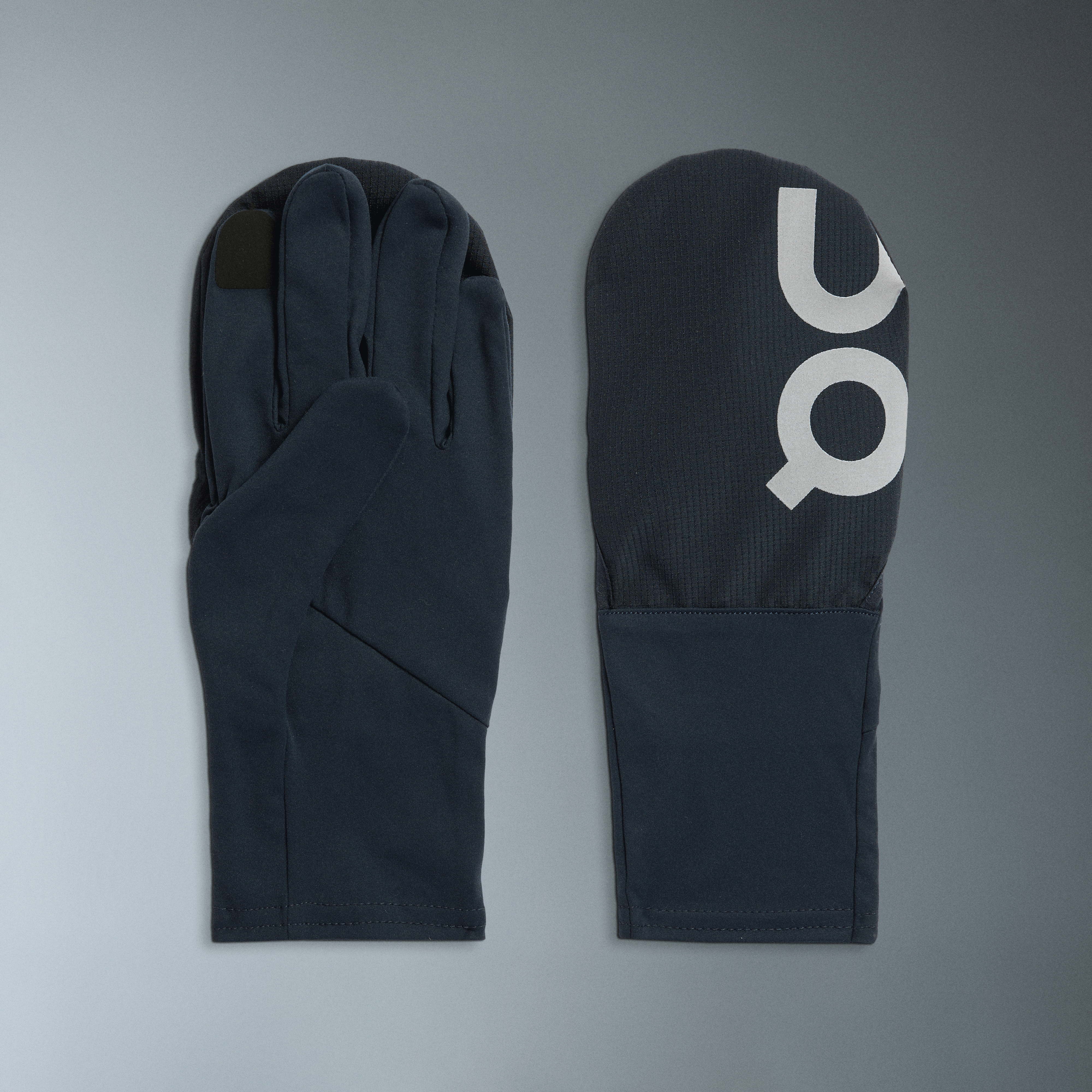 On Core Glove Navy Unisexe – Temps froid, compétition sur route, détails réfléchissants Gants