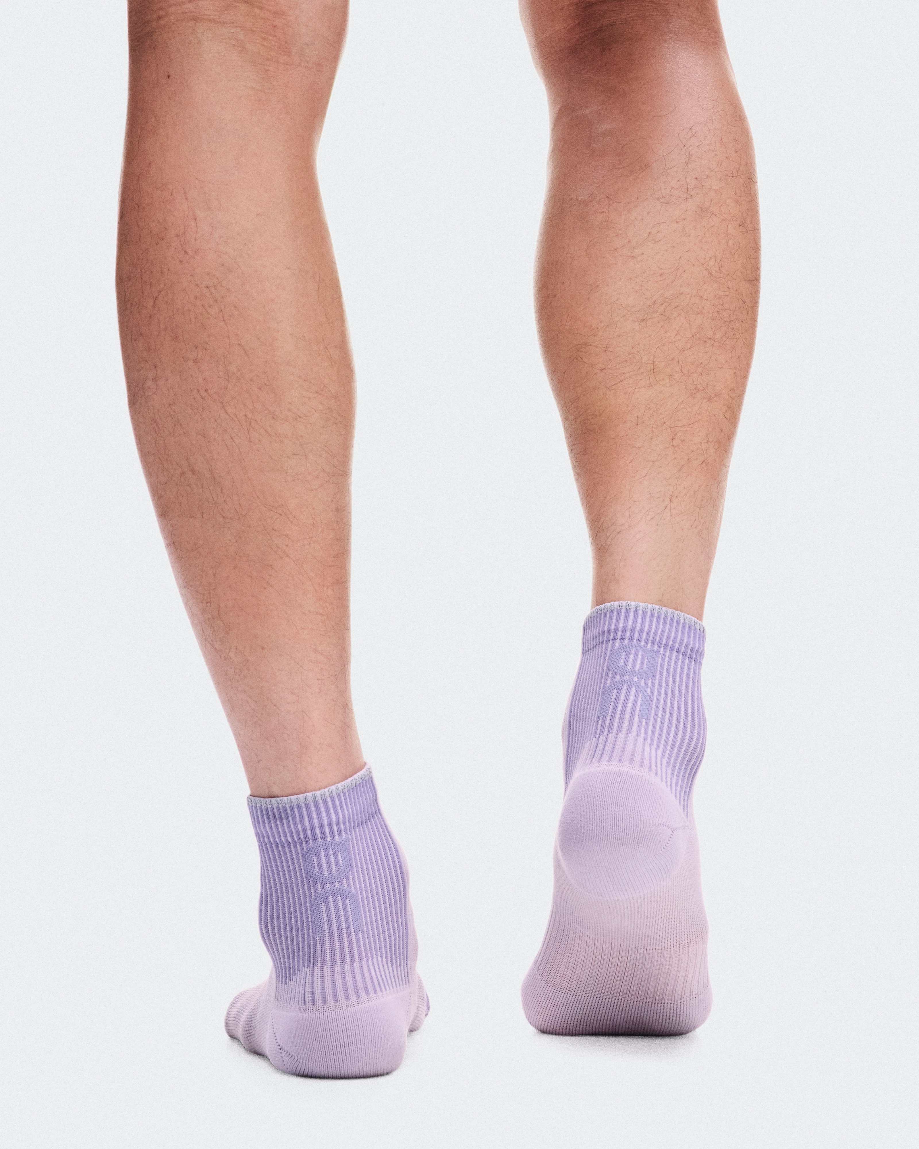 On Performance Run Sock Mid Foxglove & Mallow Unisexe Chaussettes