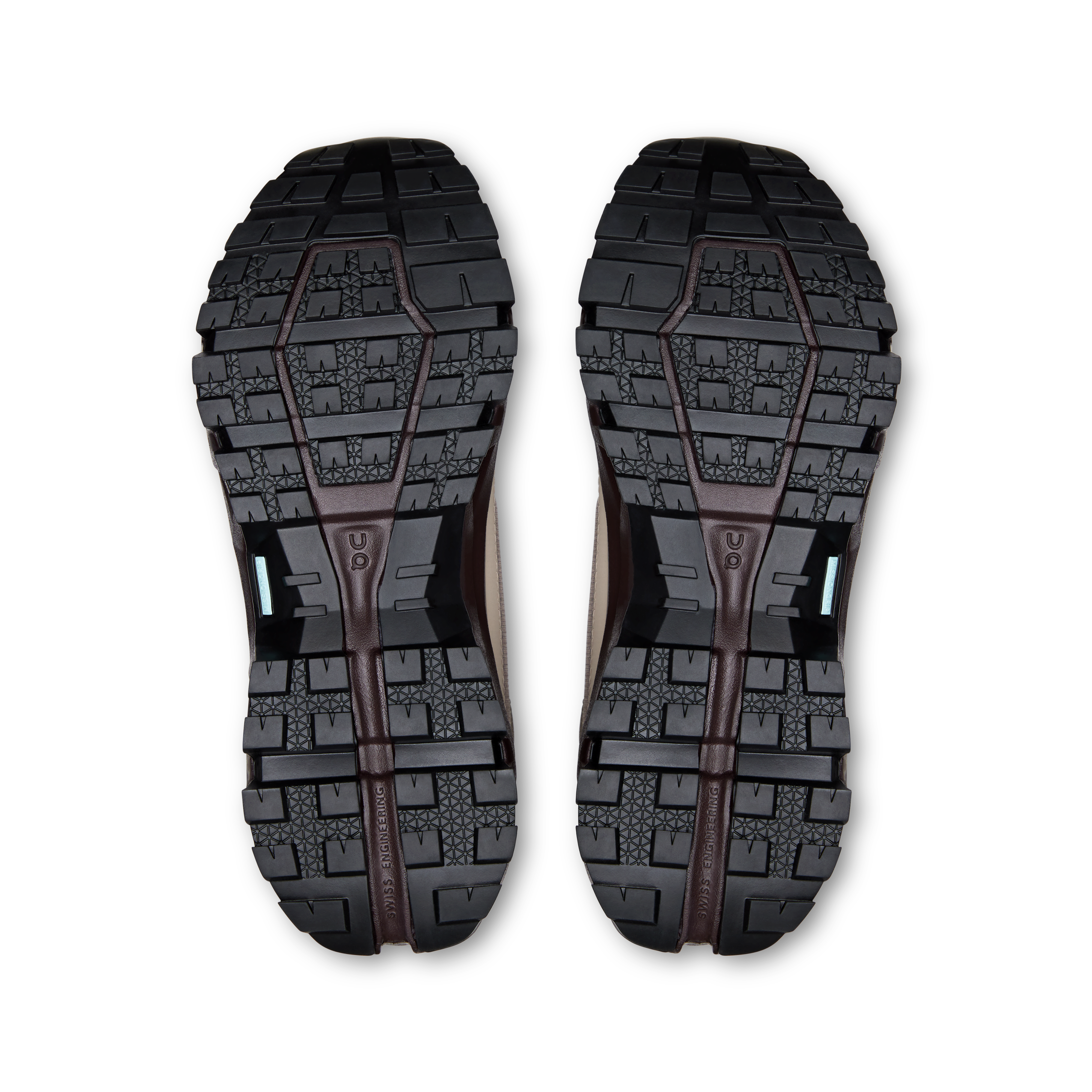 On Cloudrock Low Waterproof Cinder & Ox Femme Randonnée Chaussures