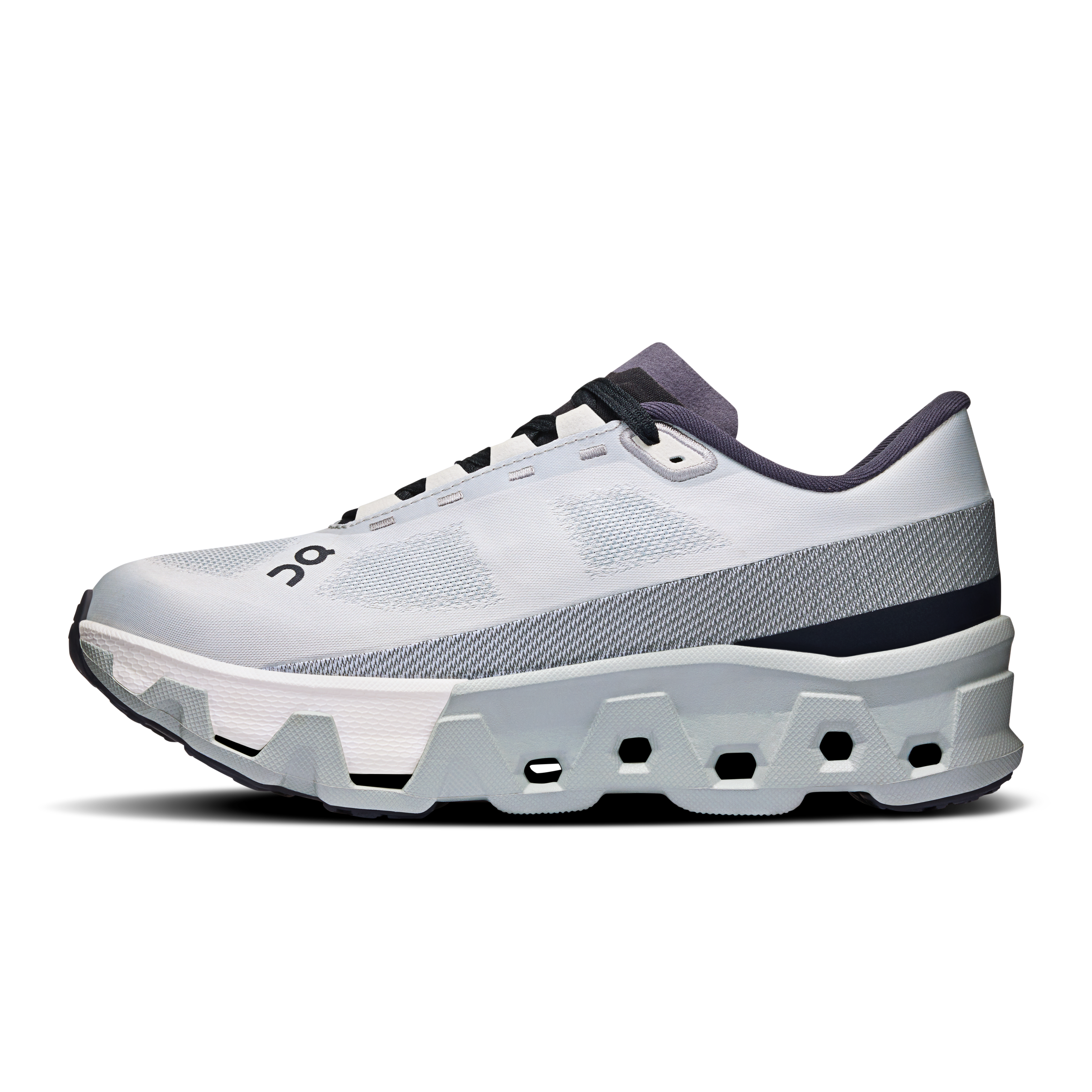 On Cloudmonster Hyper Glacier & Ivory Femme Running sur route Chaussures