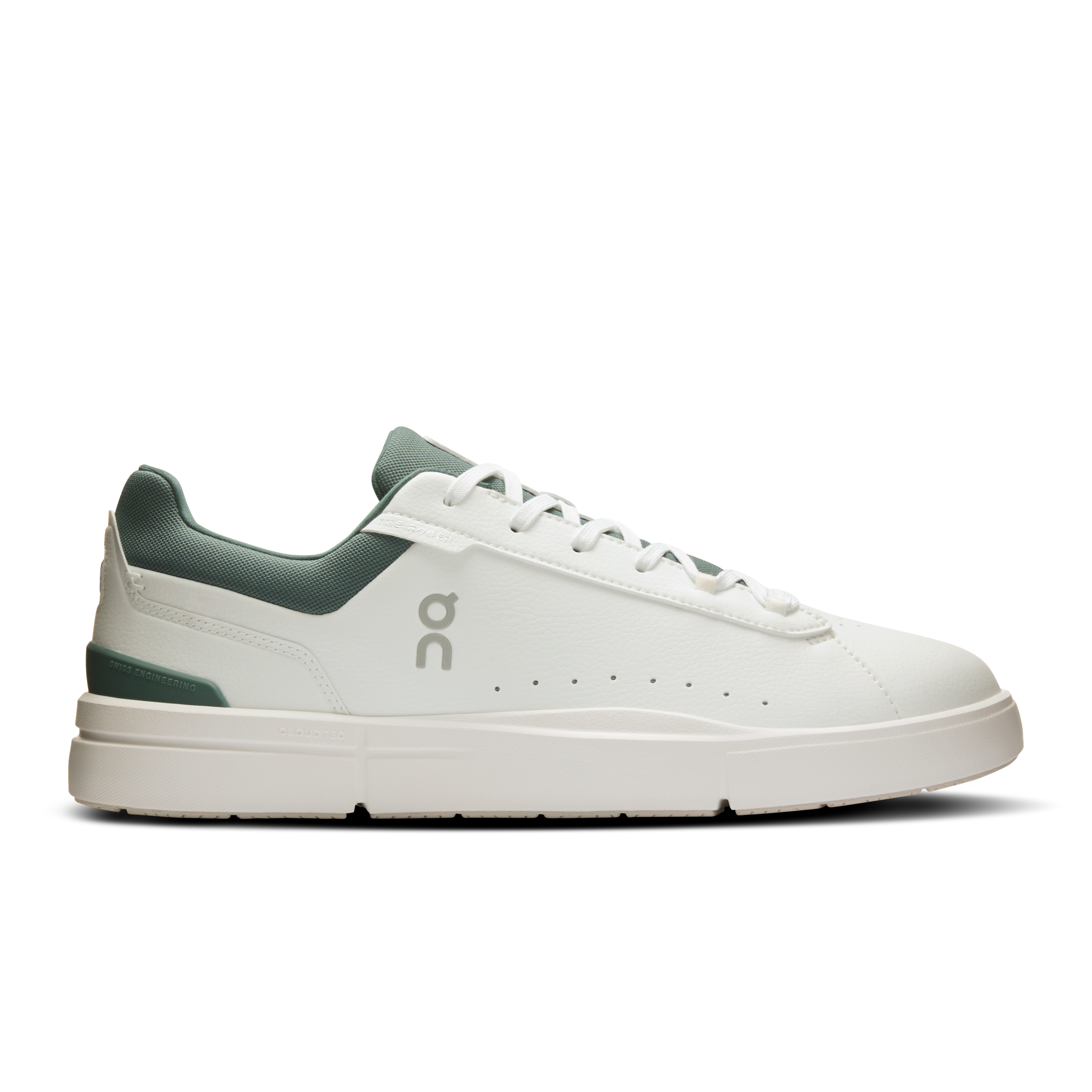 On THE ROGER Advantage White & Olive Homme – Quotidien, inspirée du tennis, style classique Chaussures