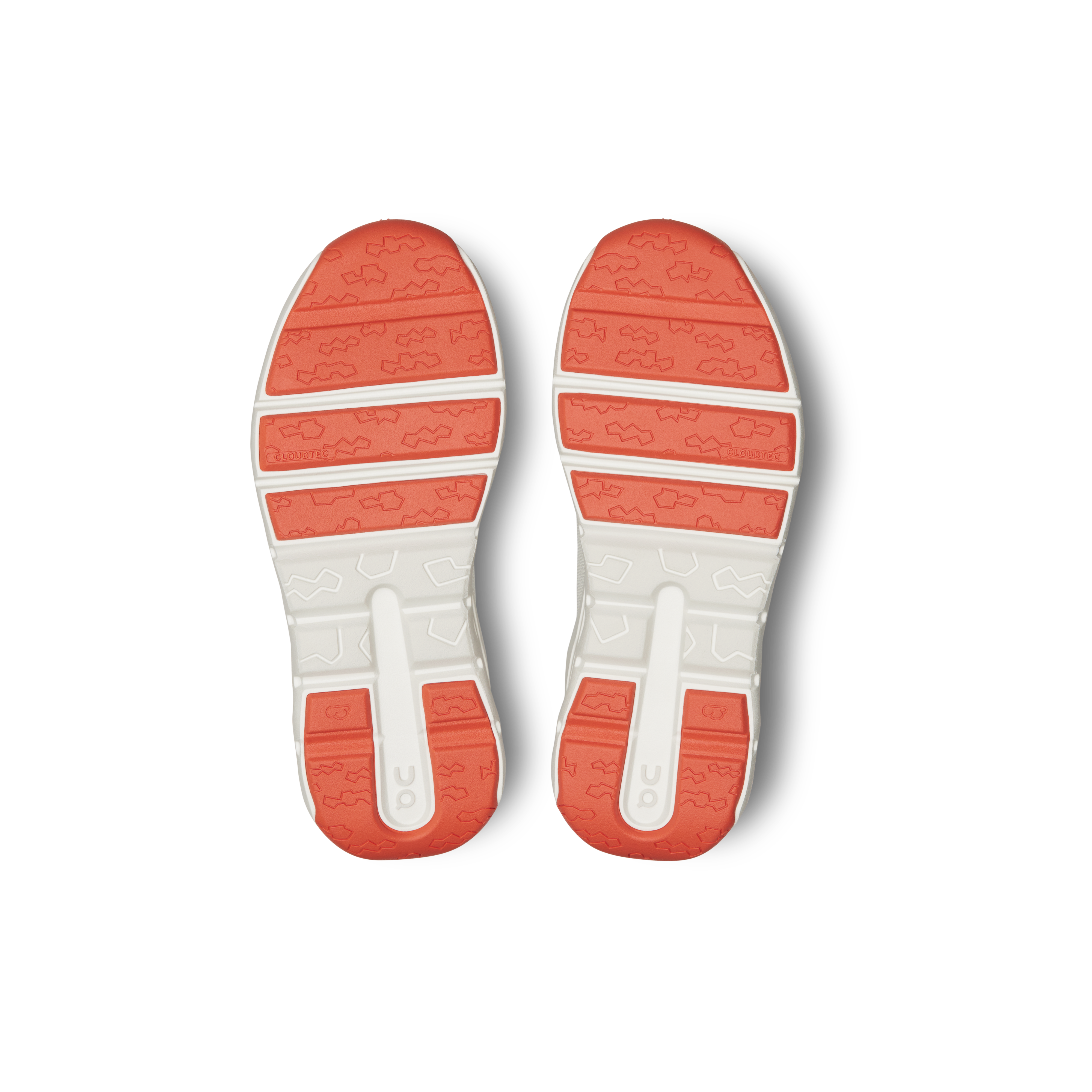 On Cloudleap Ivory & Flame Enfant Active Life Chaussures