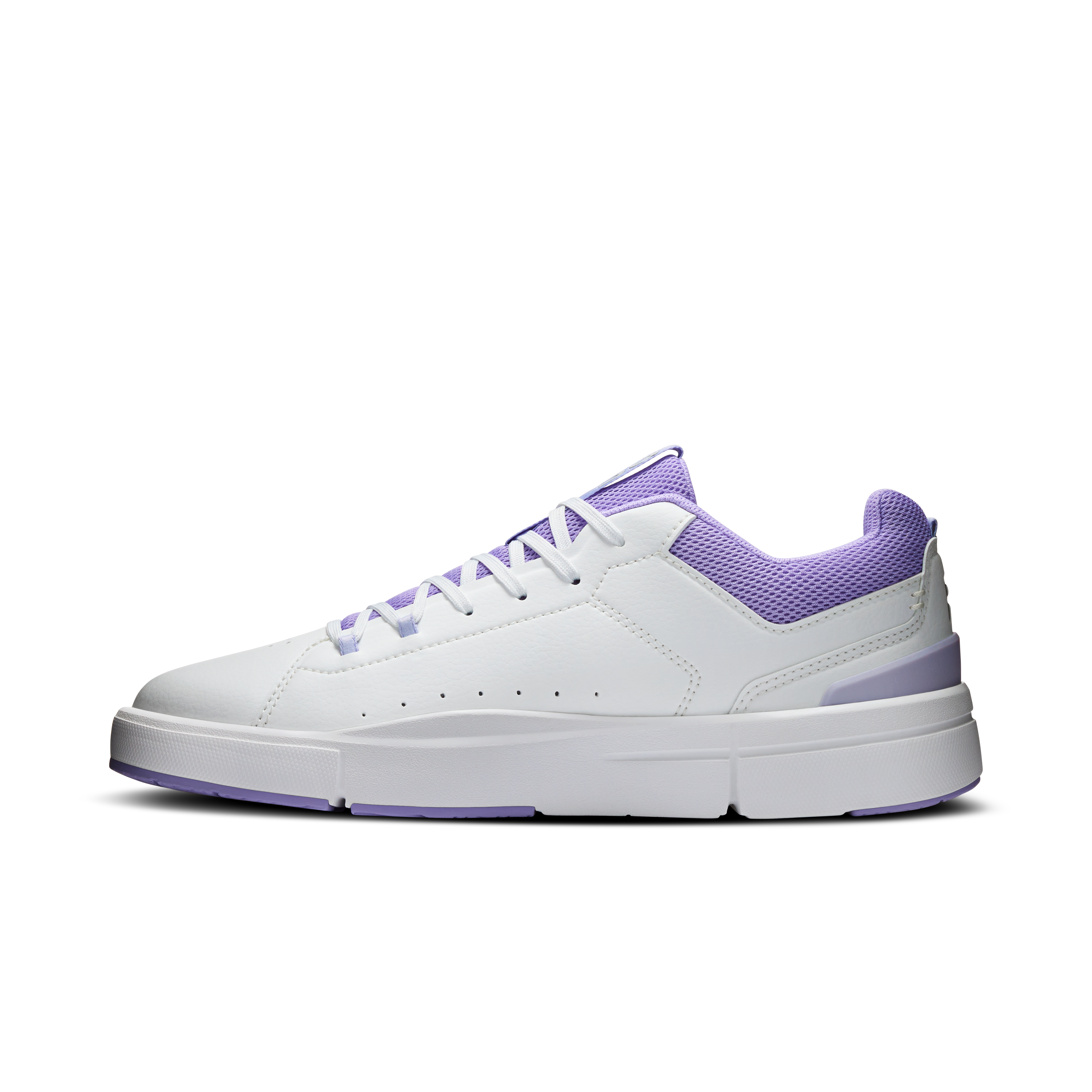 On THE ROGER Youth White & Bloom Ados Tennis Chaussures