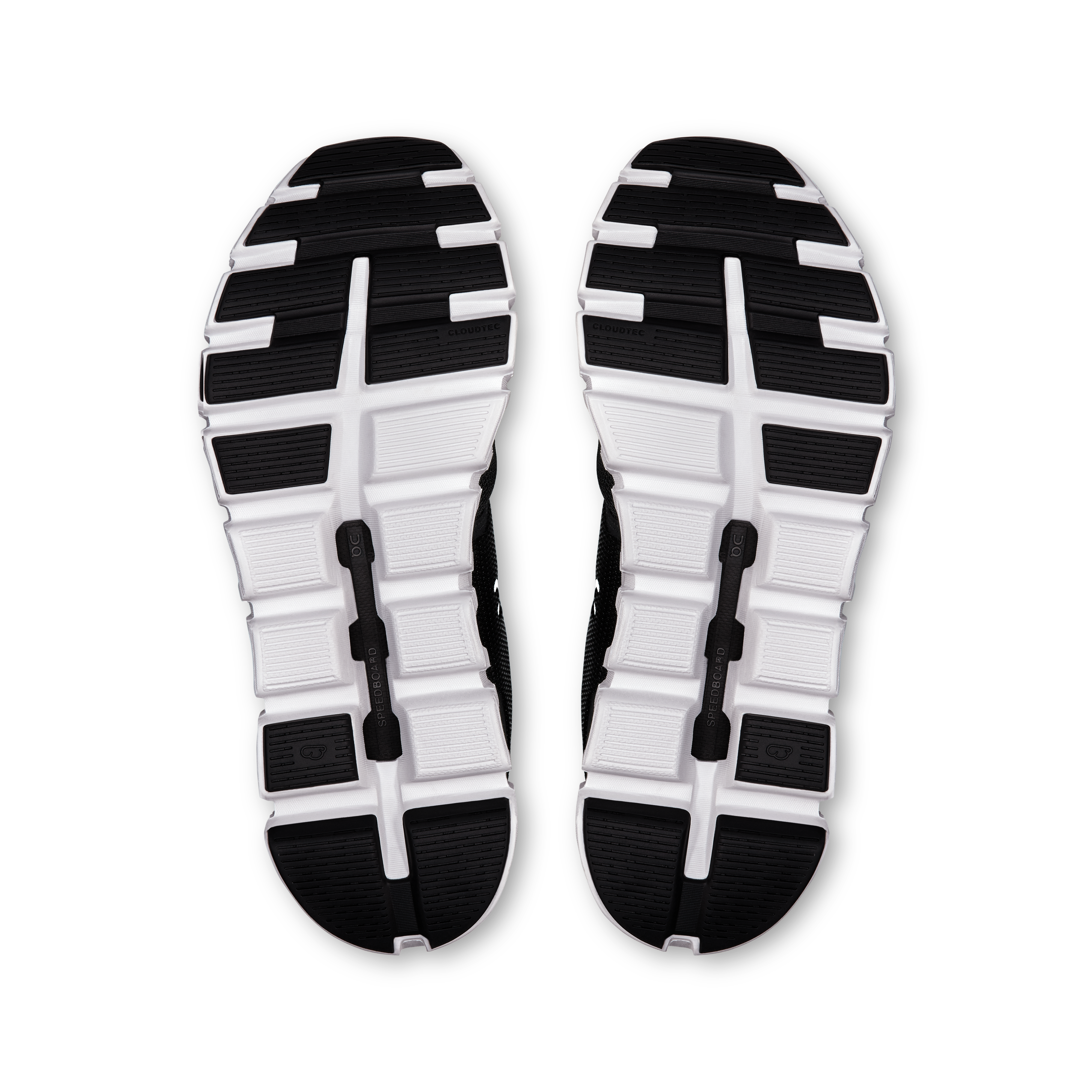 On Cloud 6 Black & White Femme Active Life Chaussures