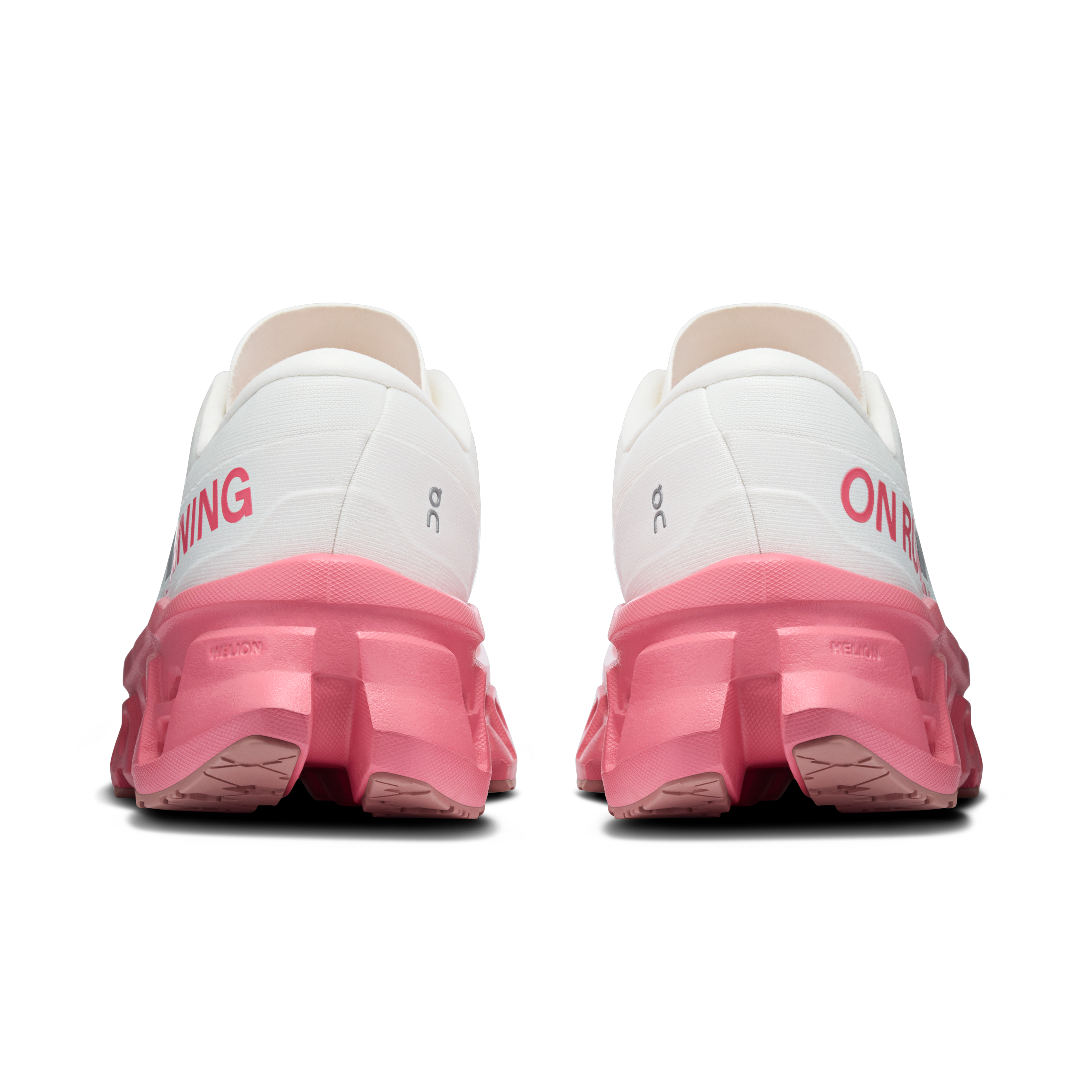 On Cloudmonster 3 Ivory & Camellia Femme Running sur route Chaussures