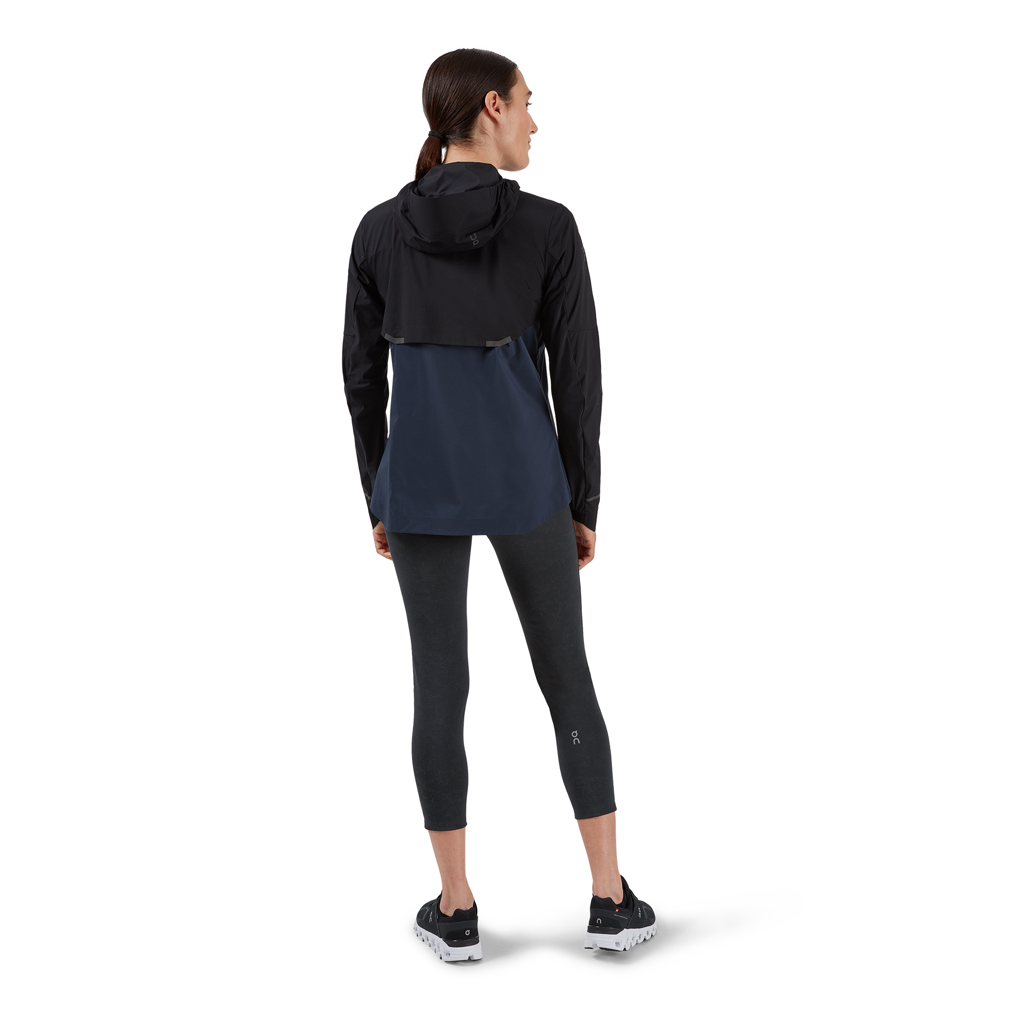 On Weather Jacket Black & Navy Femme Vestes