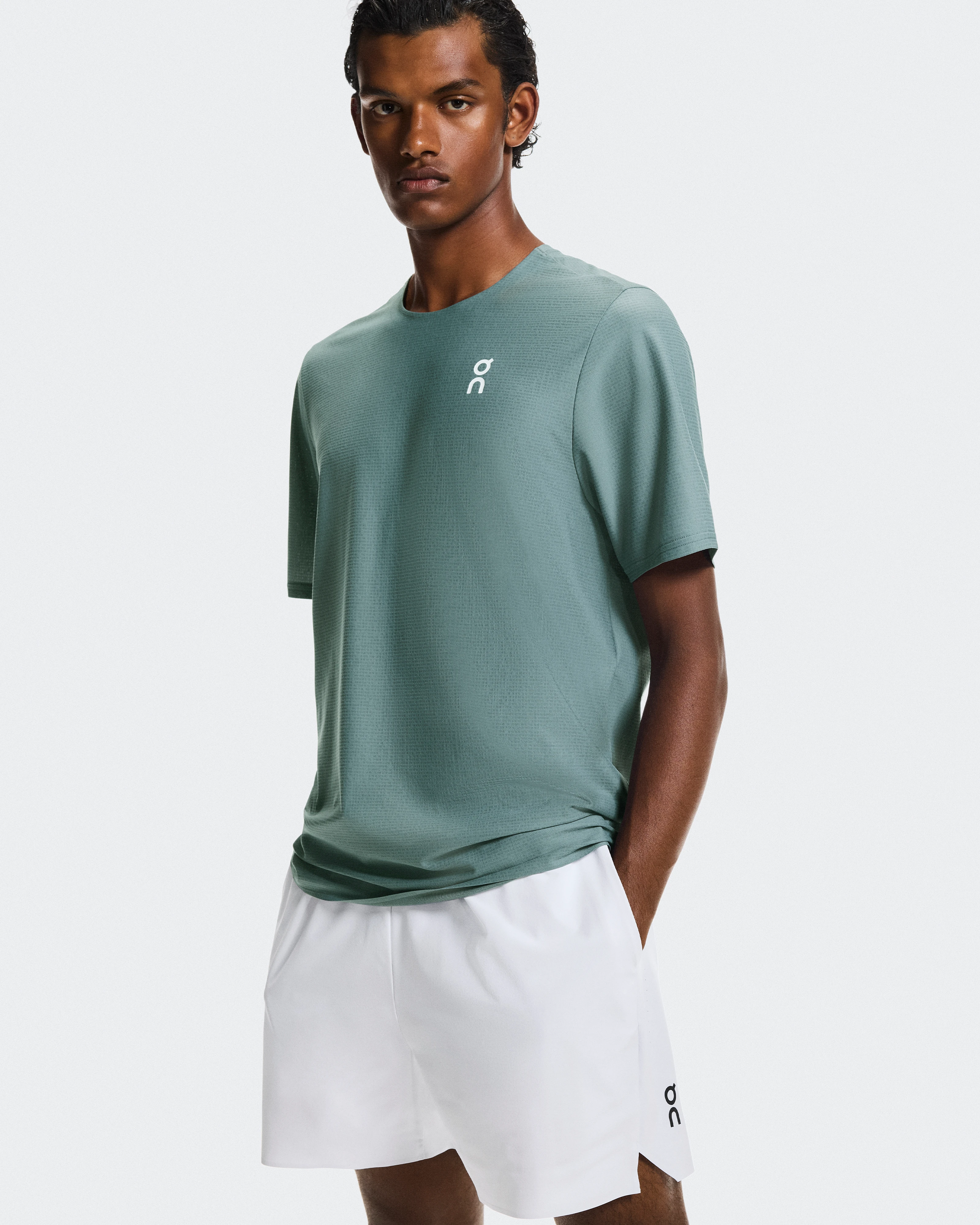 On 5" Court Shorts White Homme Shorts