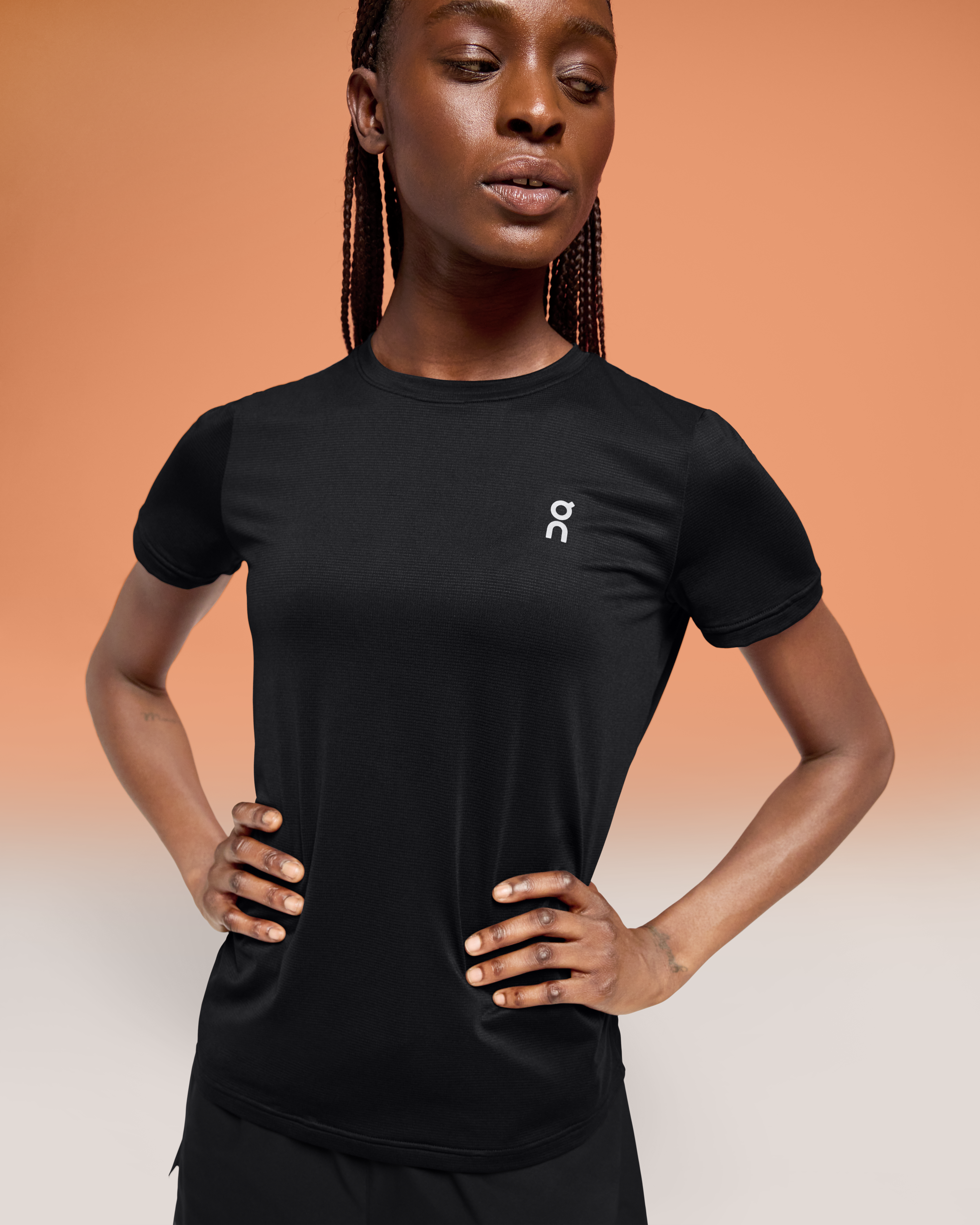On Core-T Black Femme Hauts et t-shirts
