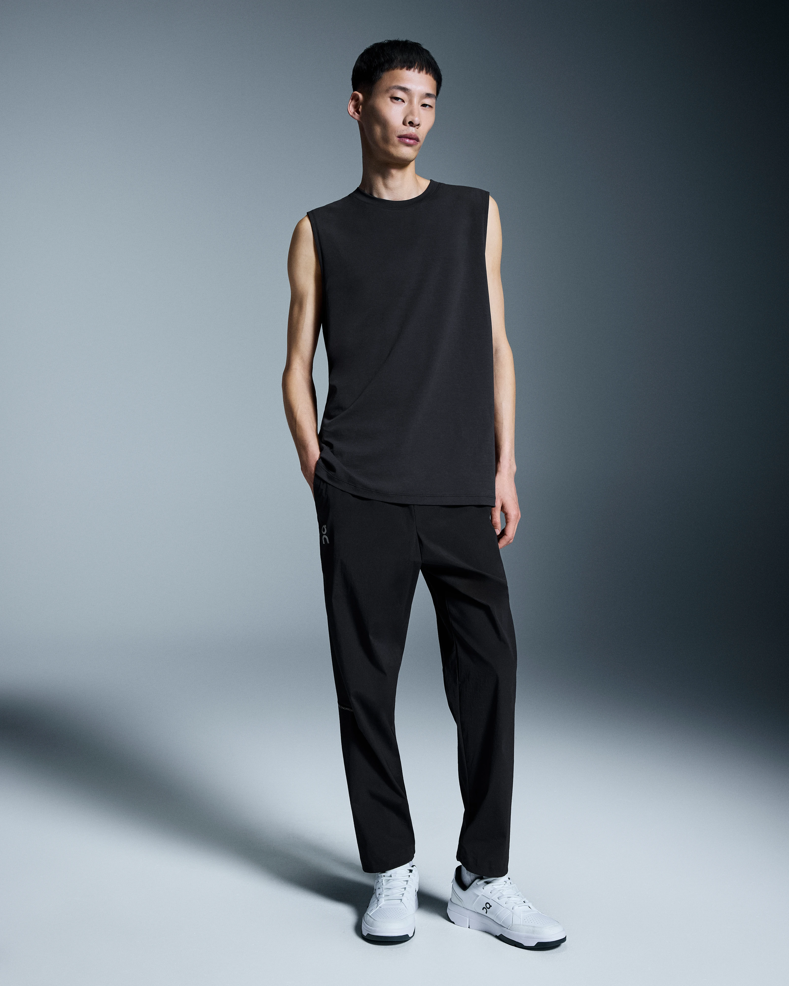 On Focus Tank Black Homme Hauts et t-shirts