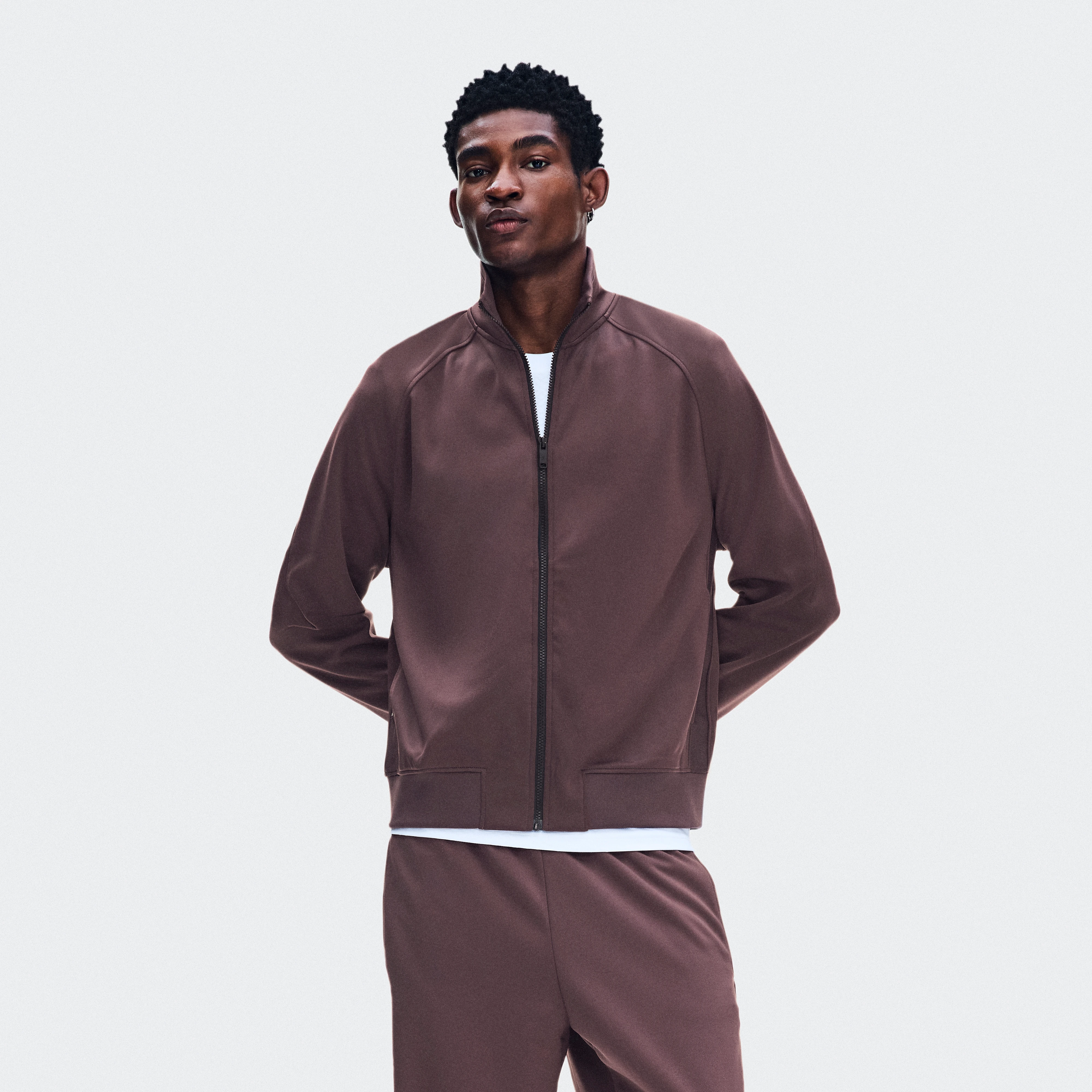 On Courtside Full-Zip Mulberry Homme – Tennis Lifestyle Vestes