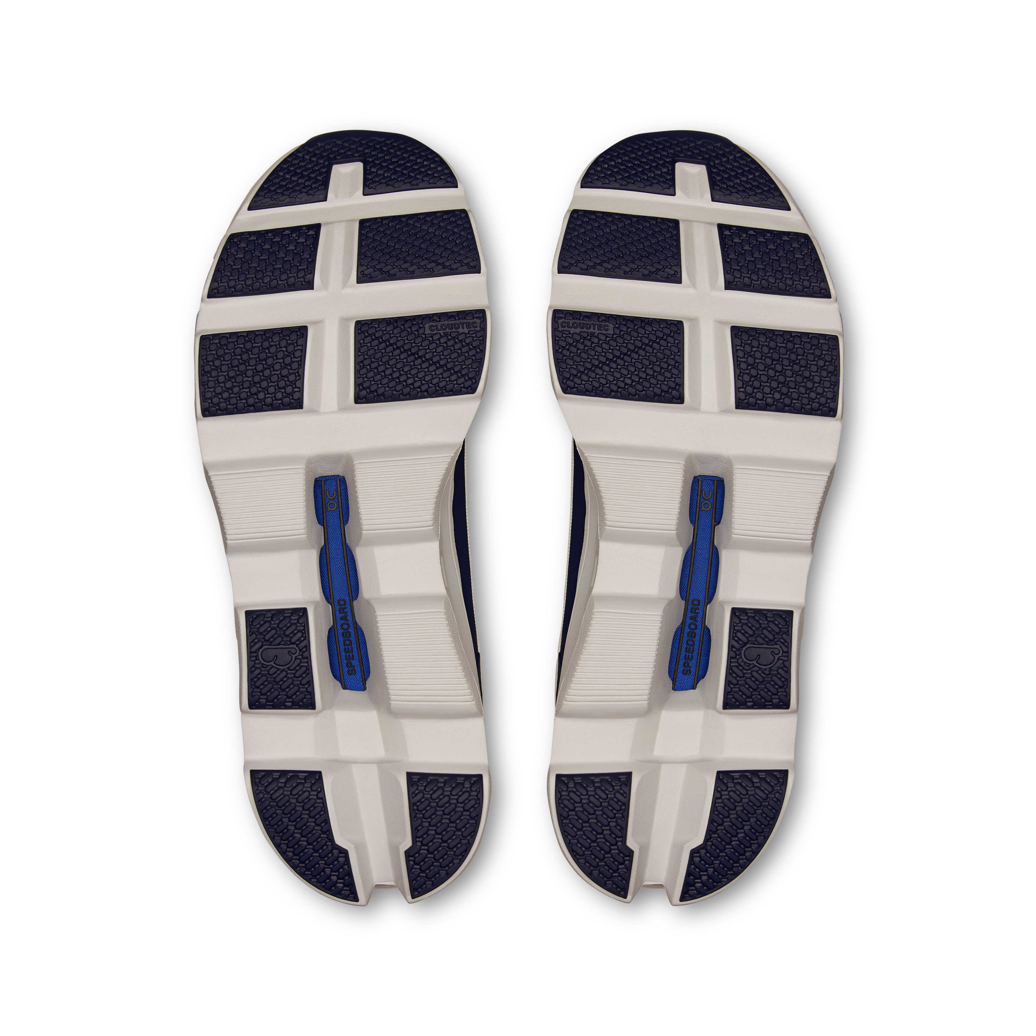 On Cloudmonster Ivory & Midnight Homme Running sur route Chaussures