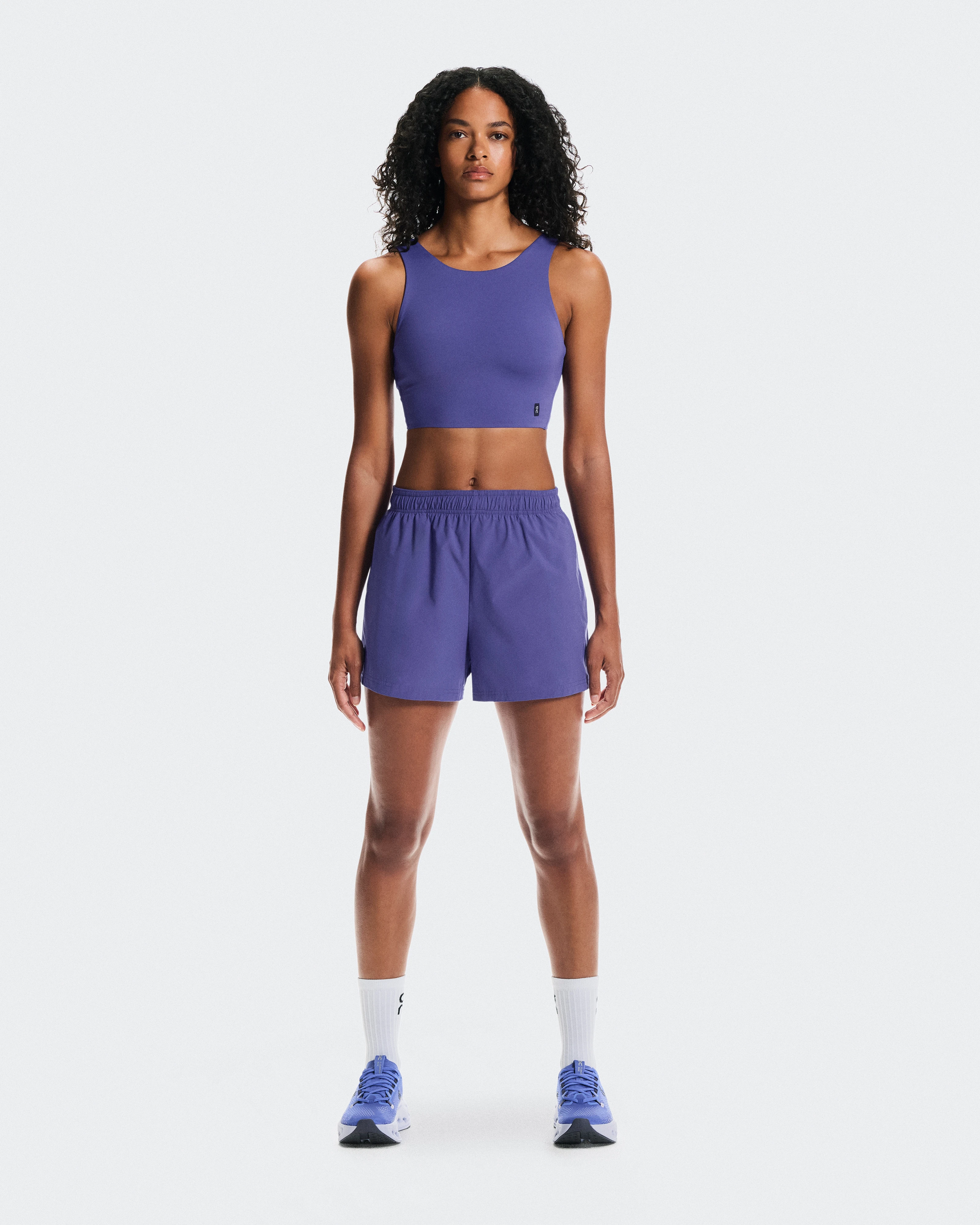On Core 2-in-1 Crop Twilight Femme Hauts et t-shirts