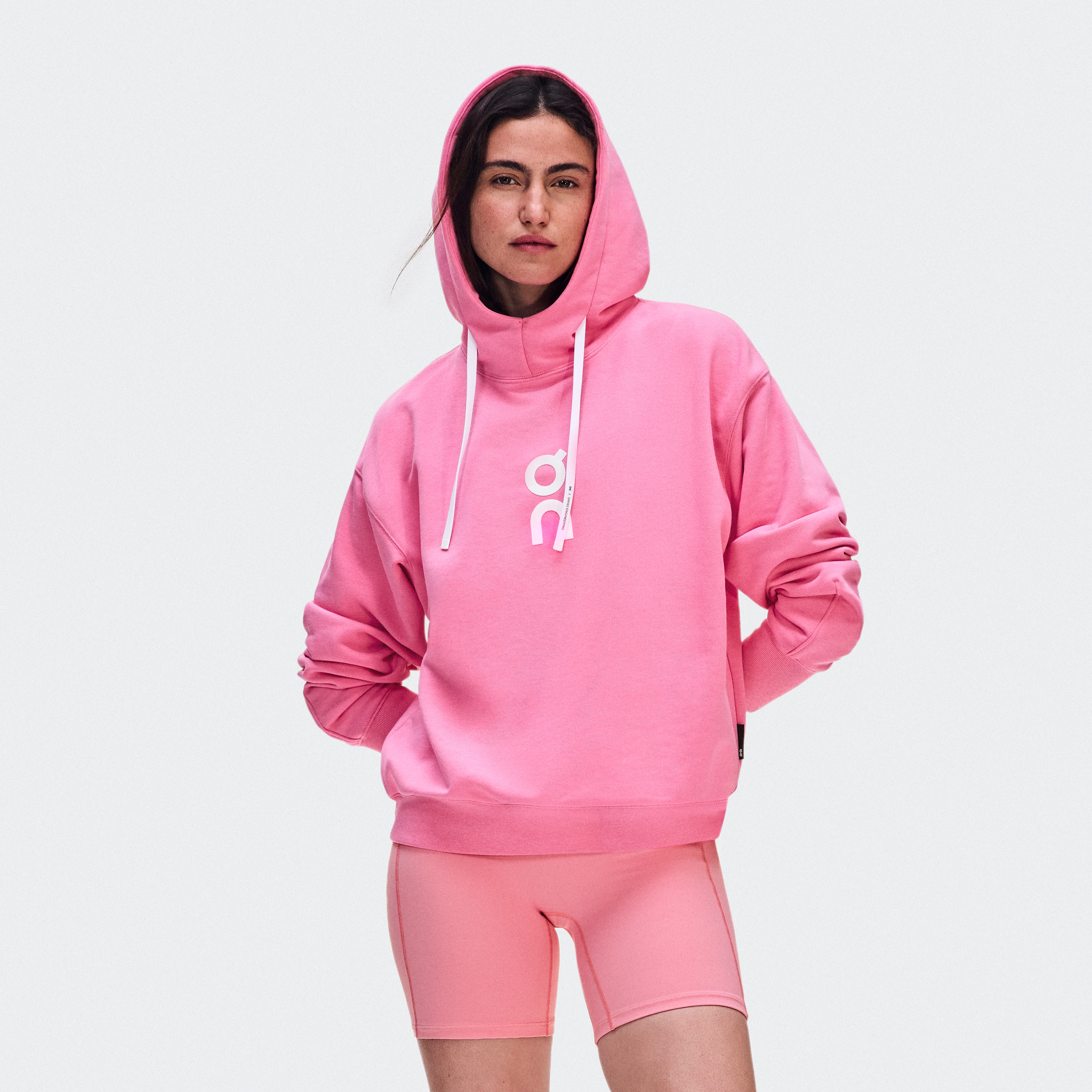 On Club Hoodie Bubblegum Femme – Temps froid, récupération, voyage Sweats à capuche et sweats
