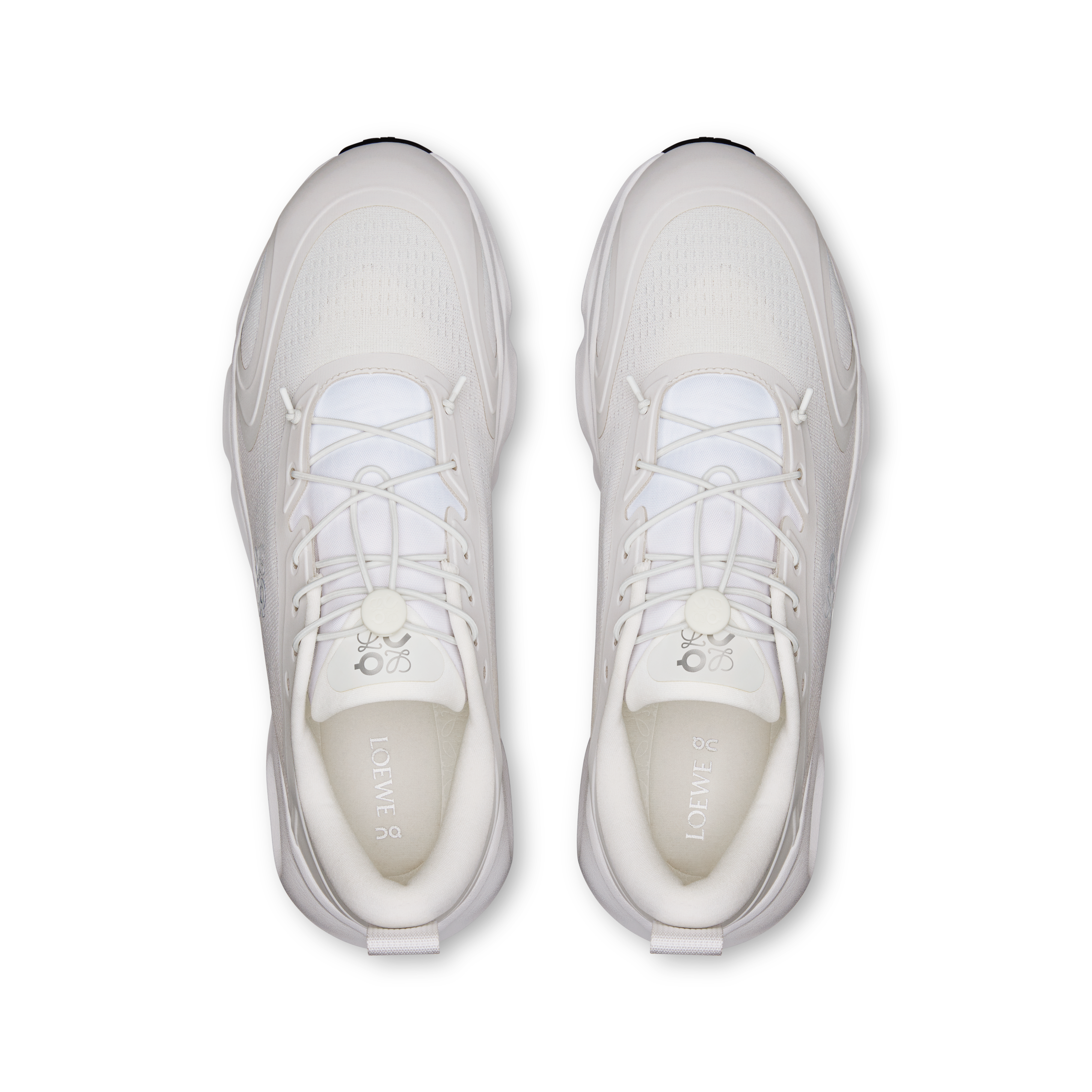 On Cloudsolo LOEWE White & Light Grey Homme Active Life Chaussures